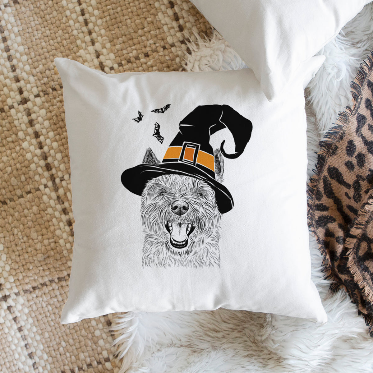 Jeff the Cairn Terrier - Throw Pillow Cover