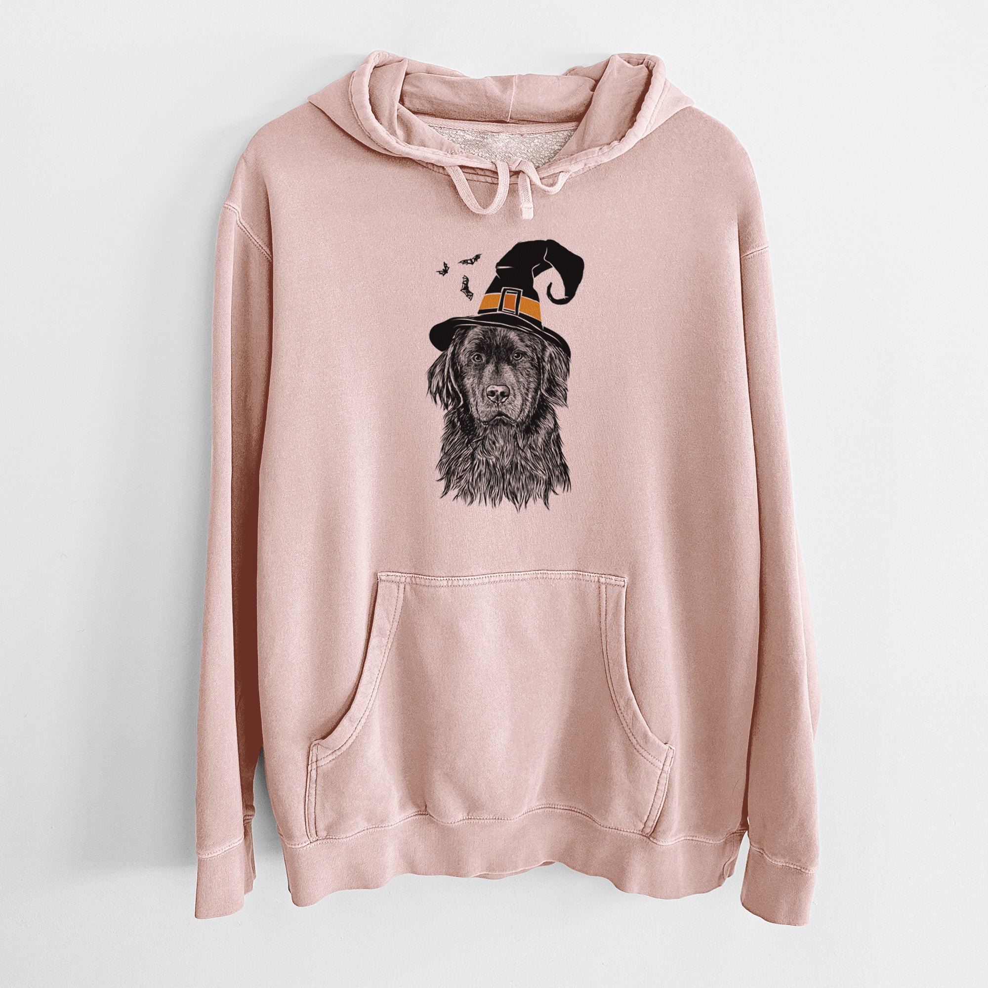 Witch Jinx the Newfoundland - Unisex Pigment Dyed Hoodie