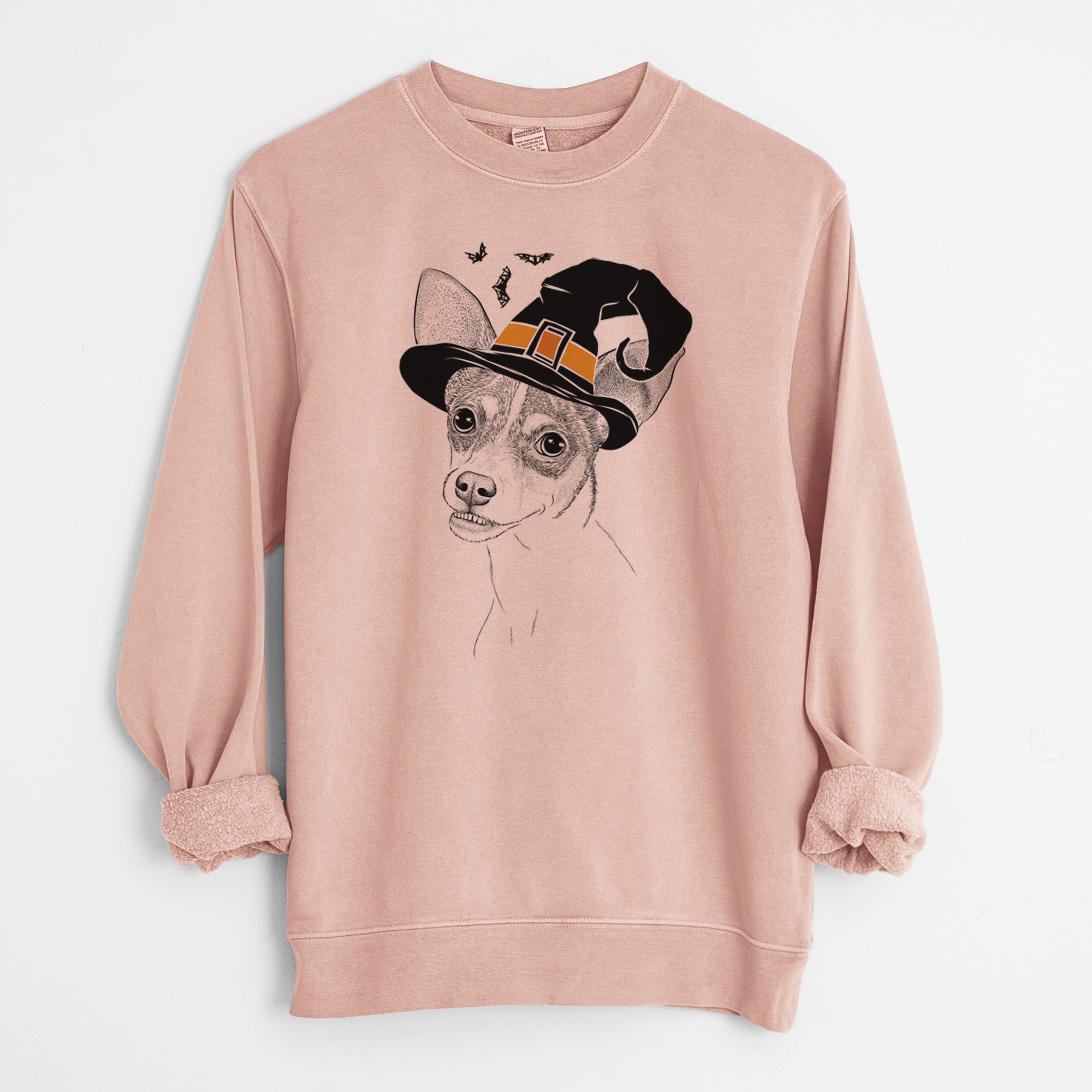 Witch Kailani the Chihuahua Mix - Unisex Pigment Dyed Crew Sweatshirt