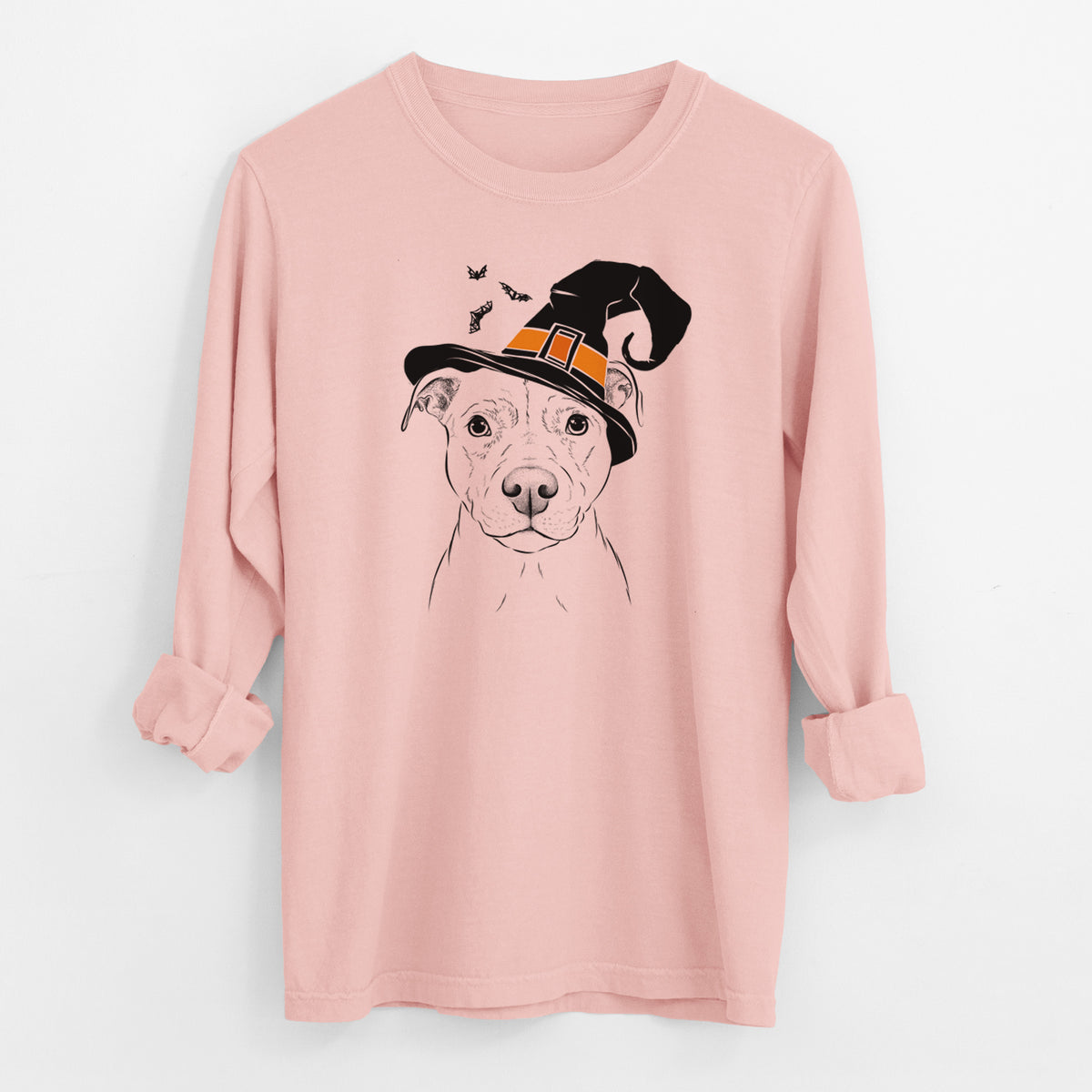 Witch Khaleesi the Pitbull - Men's Heavyweight 100% Cotton Long Sleeve