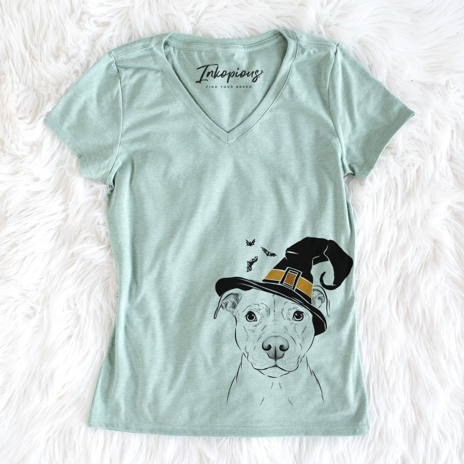 Witch Khaleesi the Pitbull - Women's Perfect V-neck Shirt