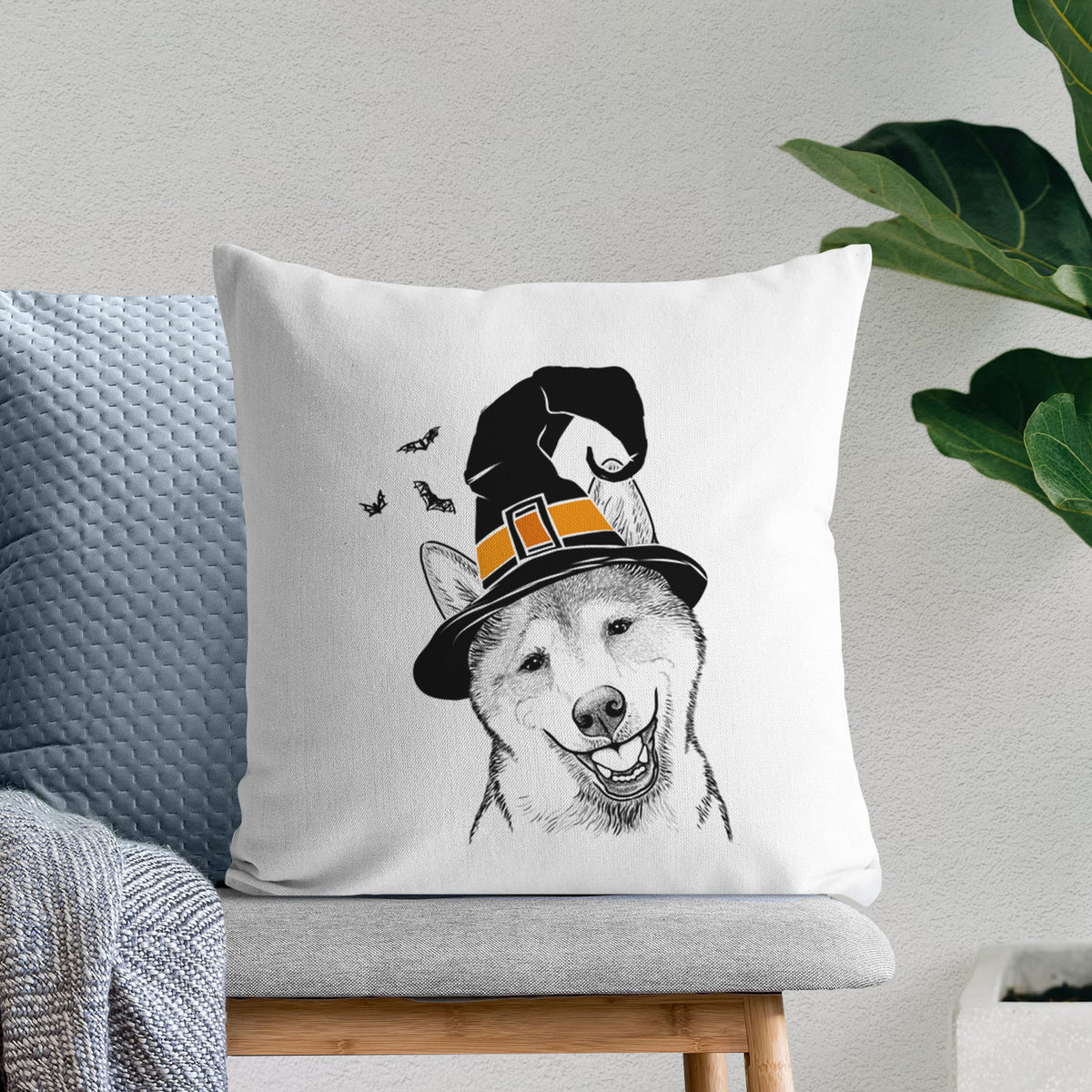 Koby the Shiba Inu - Throw Pillow Cover