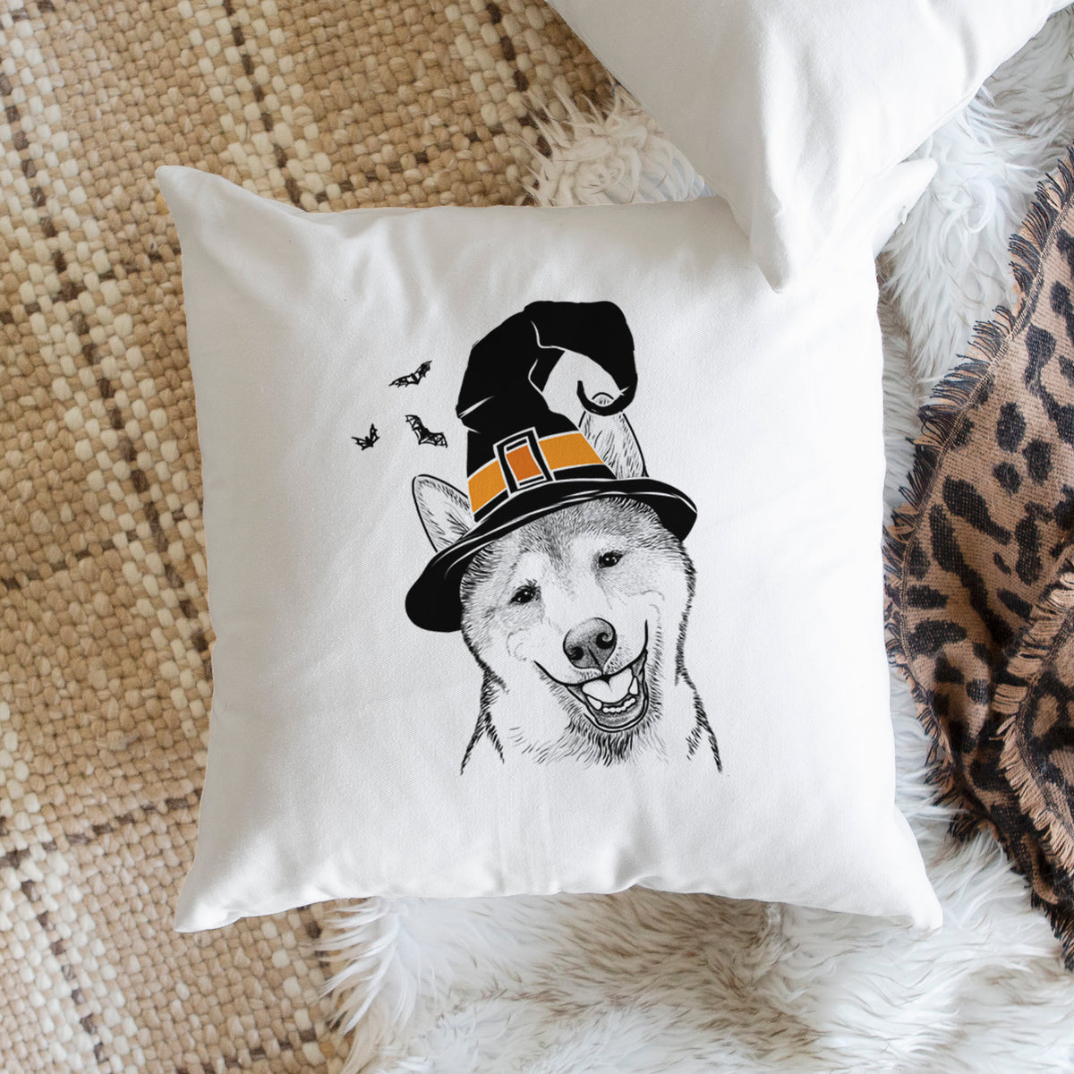 Koby the Shiba Inu - Throw Pillow Cover