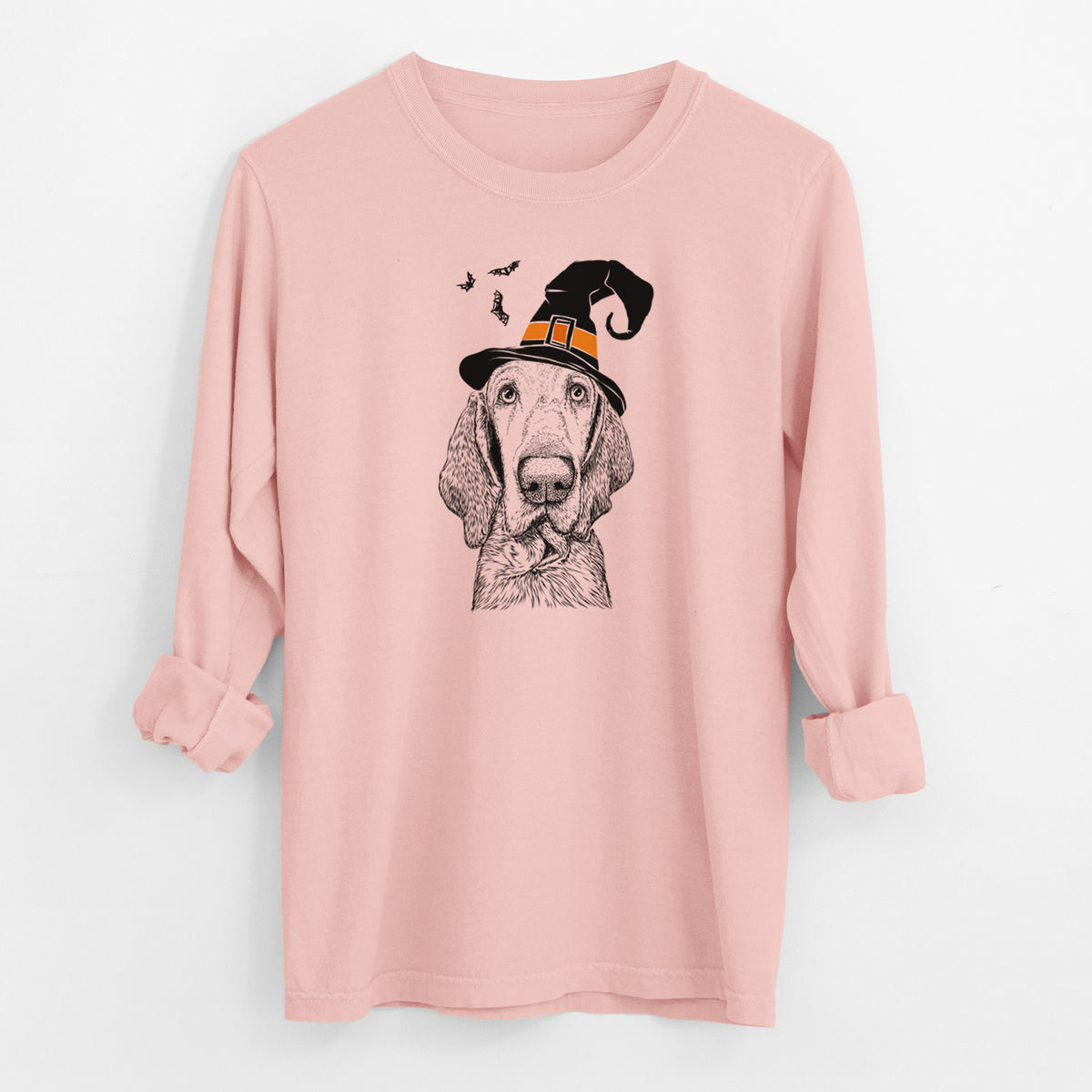 Witch Kylie the Bracco Italiano - Men's Heavyweight 100% Cotton Long Sleeve