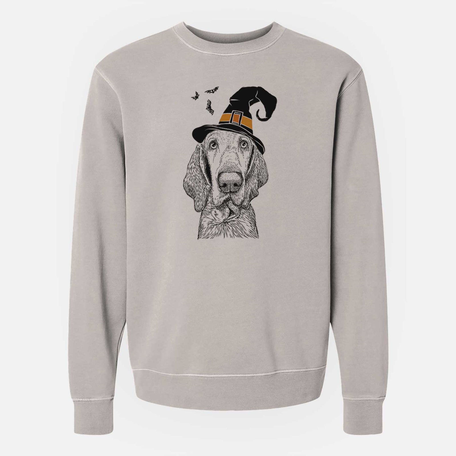 Witch Kylie the Bracco Italiano - Unisex Pigment Dyed Crew Sweatshirt