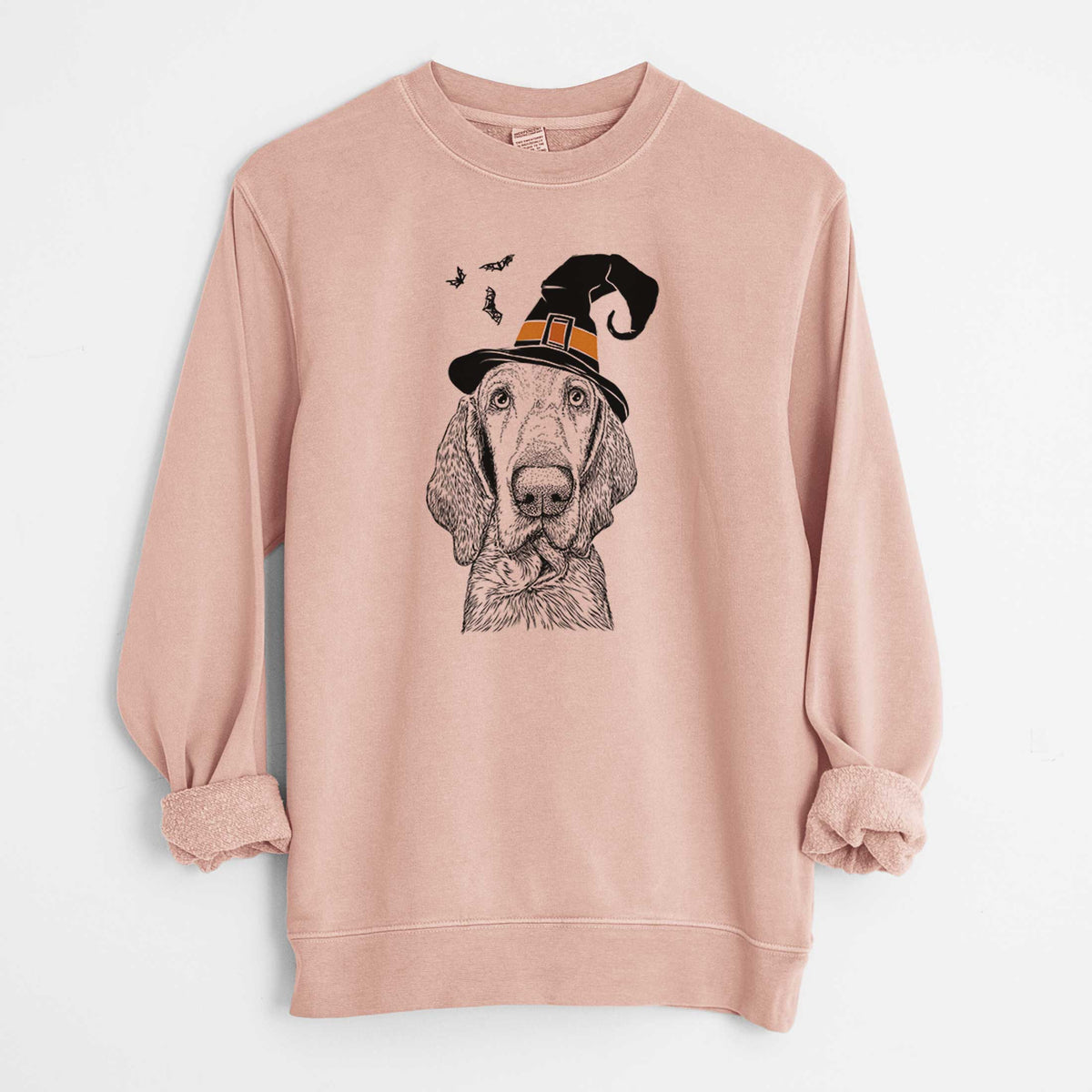 Witch Kylie the Bracco Italiano - Unisex Pigment Dyed Crew Sweatshirt
