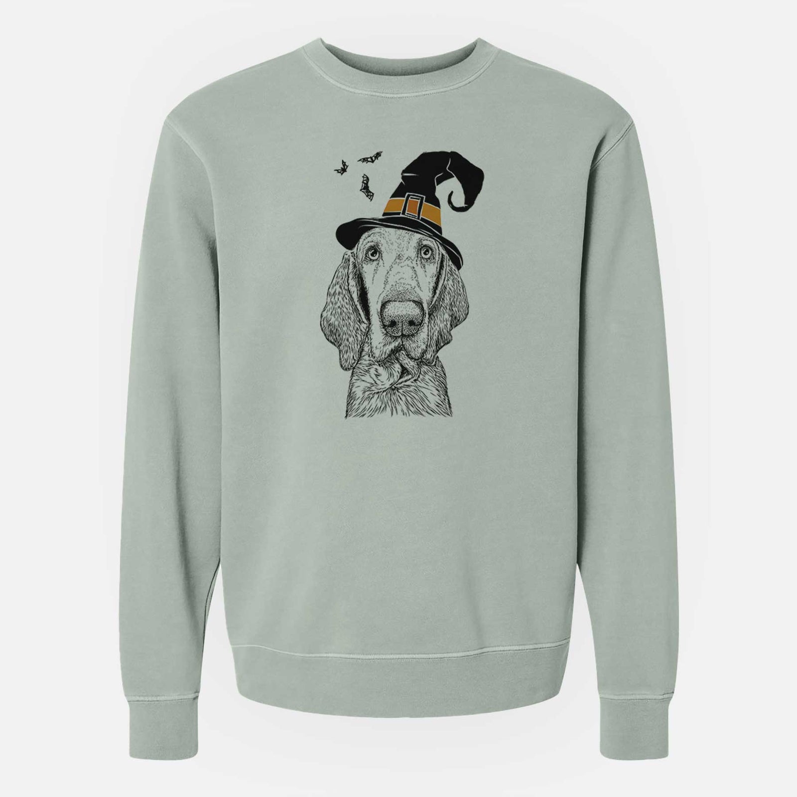 Witch Kylie the Bracco Italiano - Unisex Pigment Dyed Crew Sweatshirt