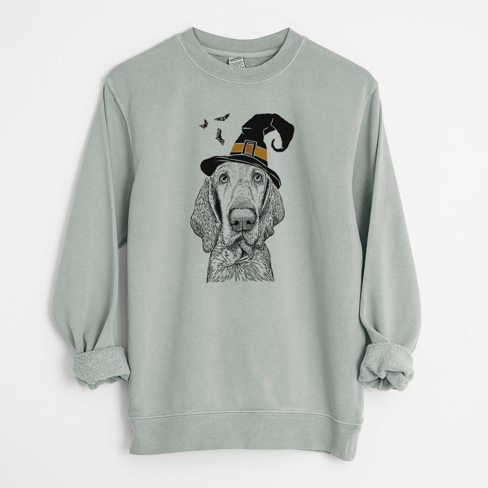 Witch Kylie the Bracco Italiano - Unisex Pigment Dyed Crew Sweatshirt