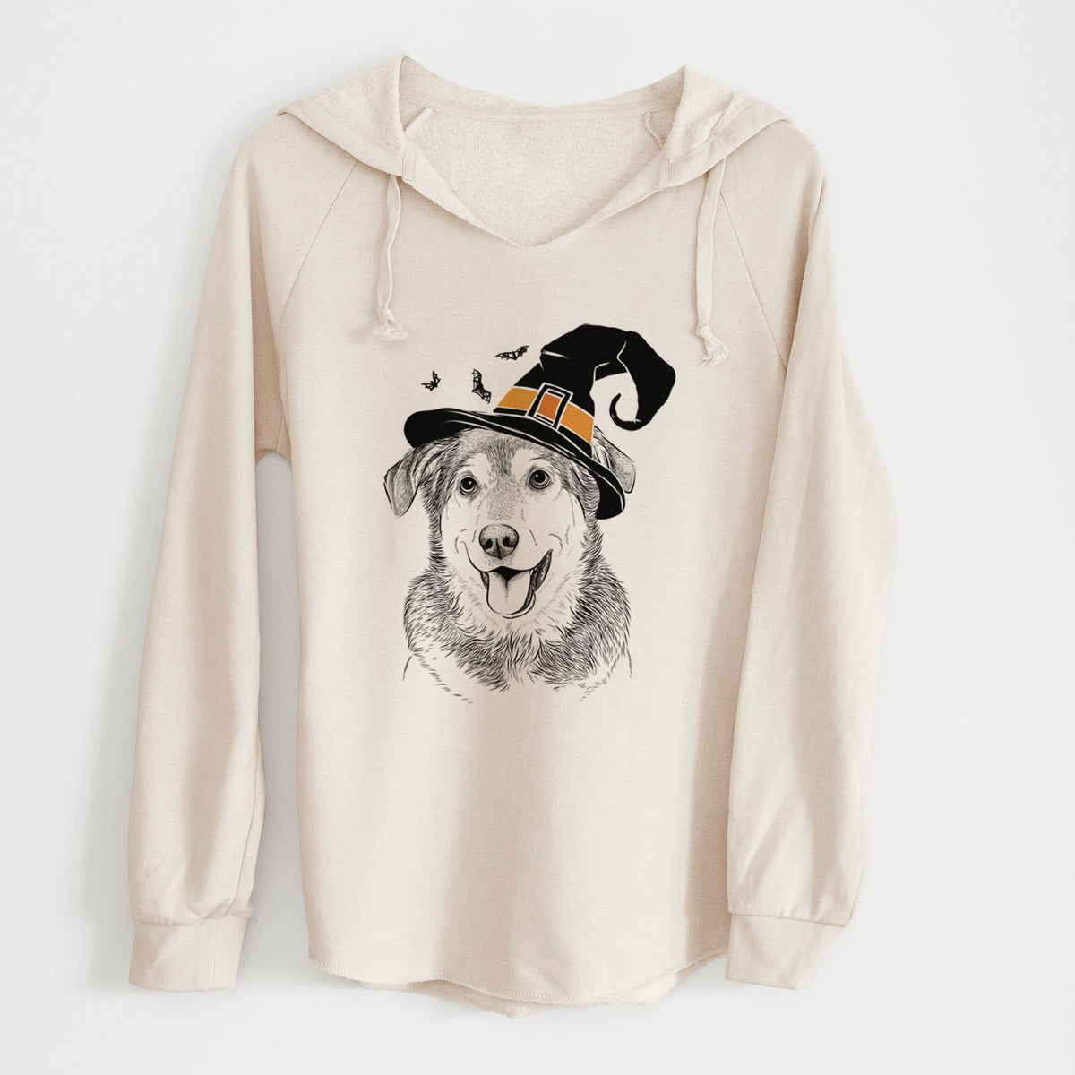 Witch Lance the Lab/Shepherd Mix - Cali Wave Hooded Sweatshirt