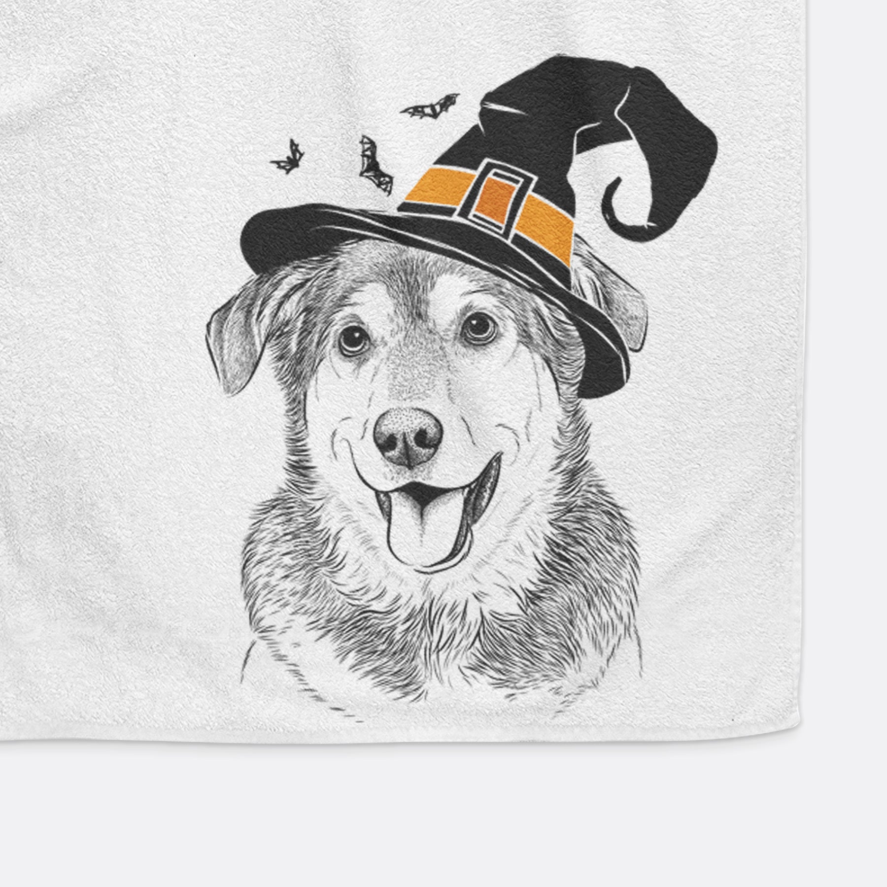 Lance the Lab/Shepherd Mix Decorative Hand Towel