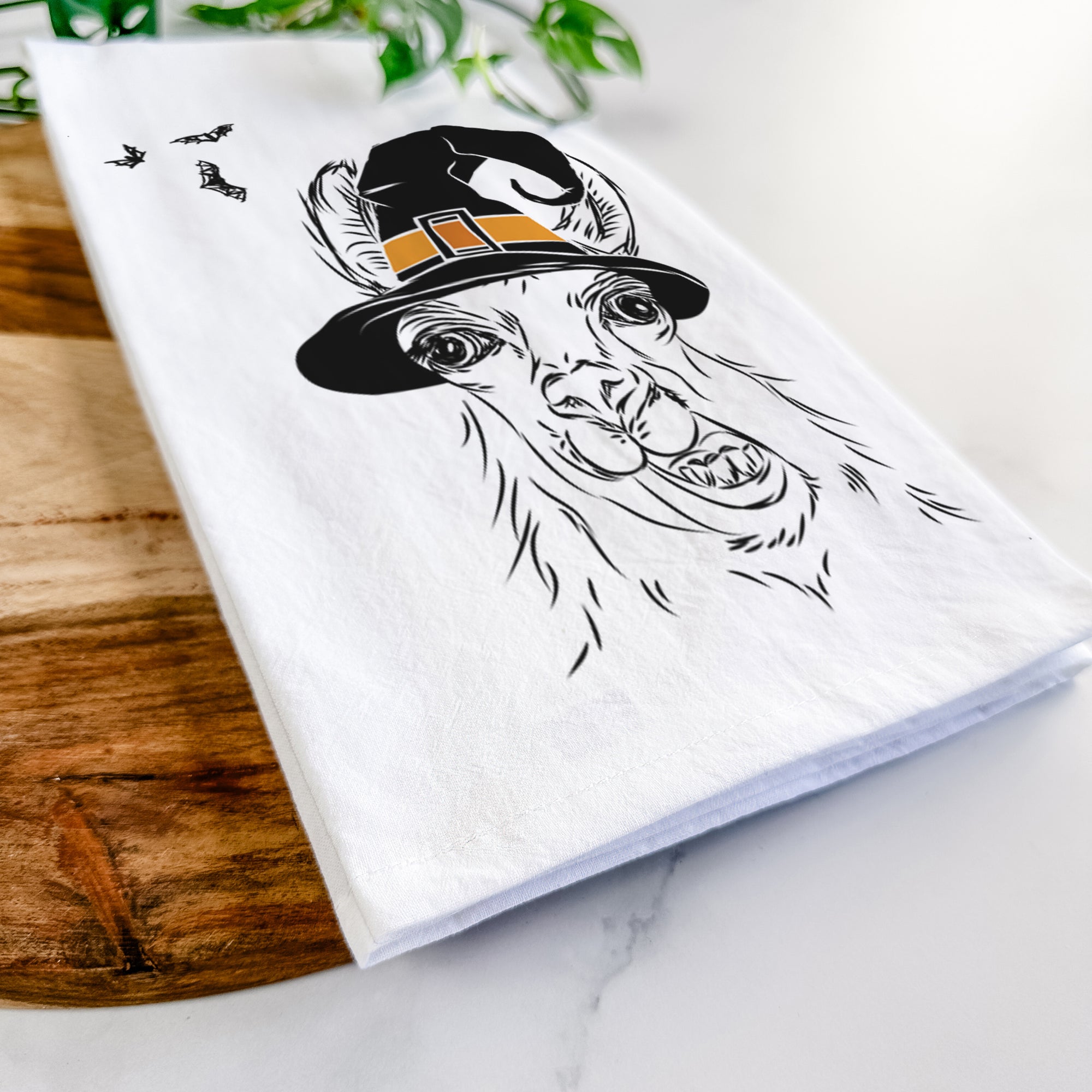 Larry the Llama Tea Towel