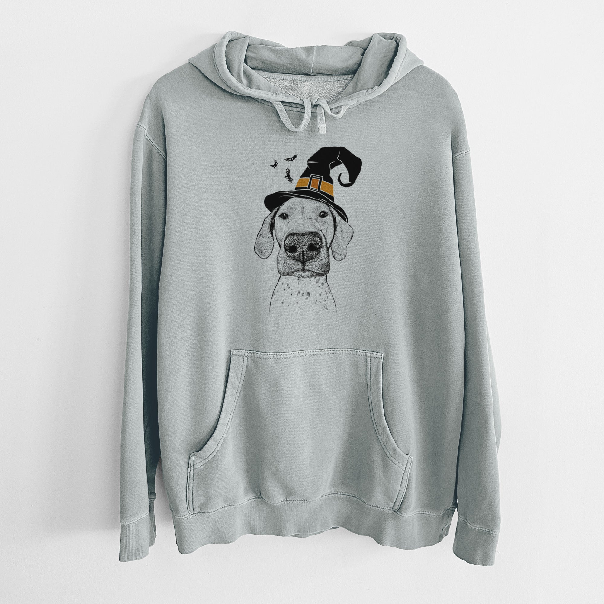 Witch Leroy the German Shorthaired Pointer - Unisex Pigment Dyed Hoodie