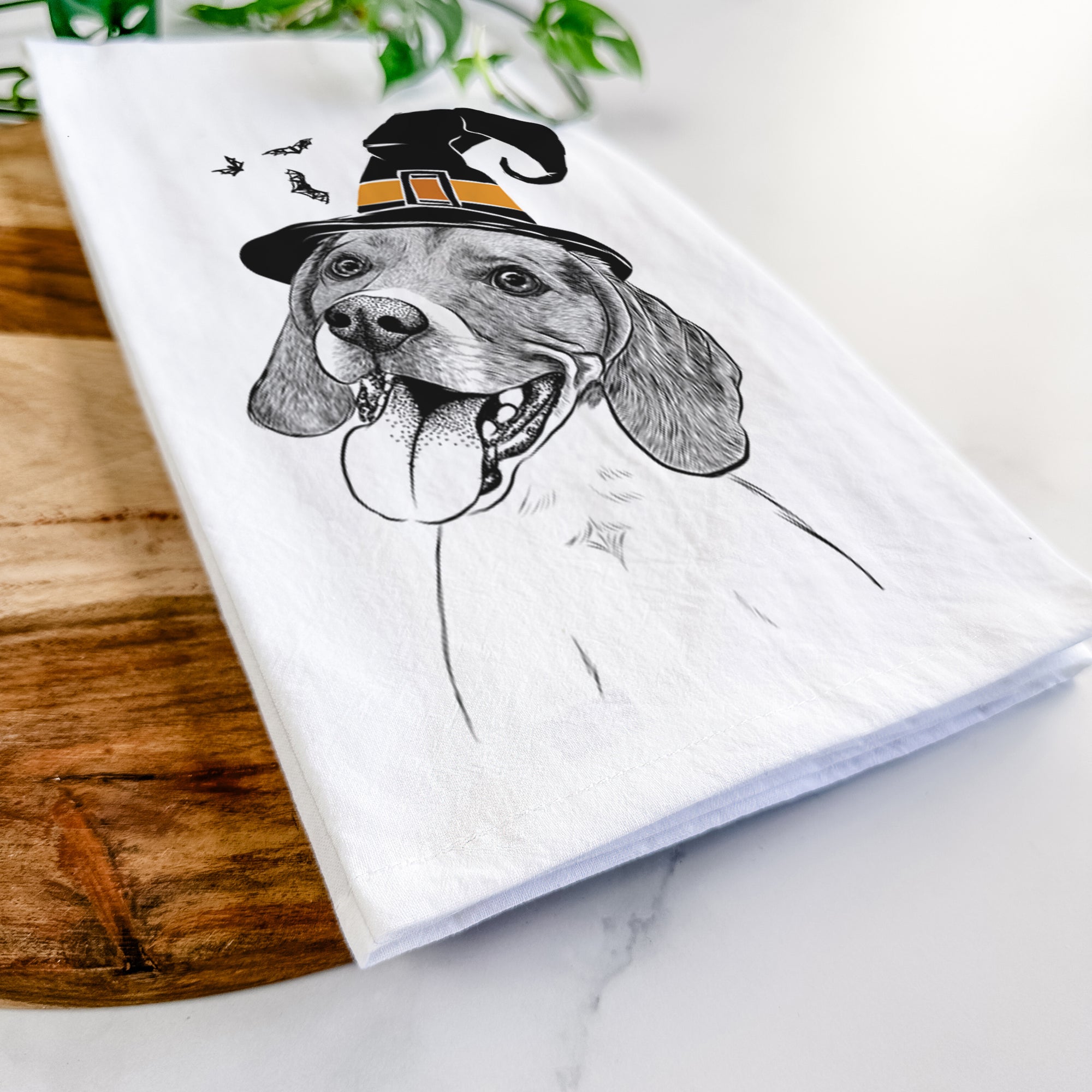 Little Bandit the Beagle Tea Towel