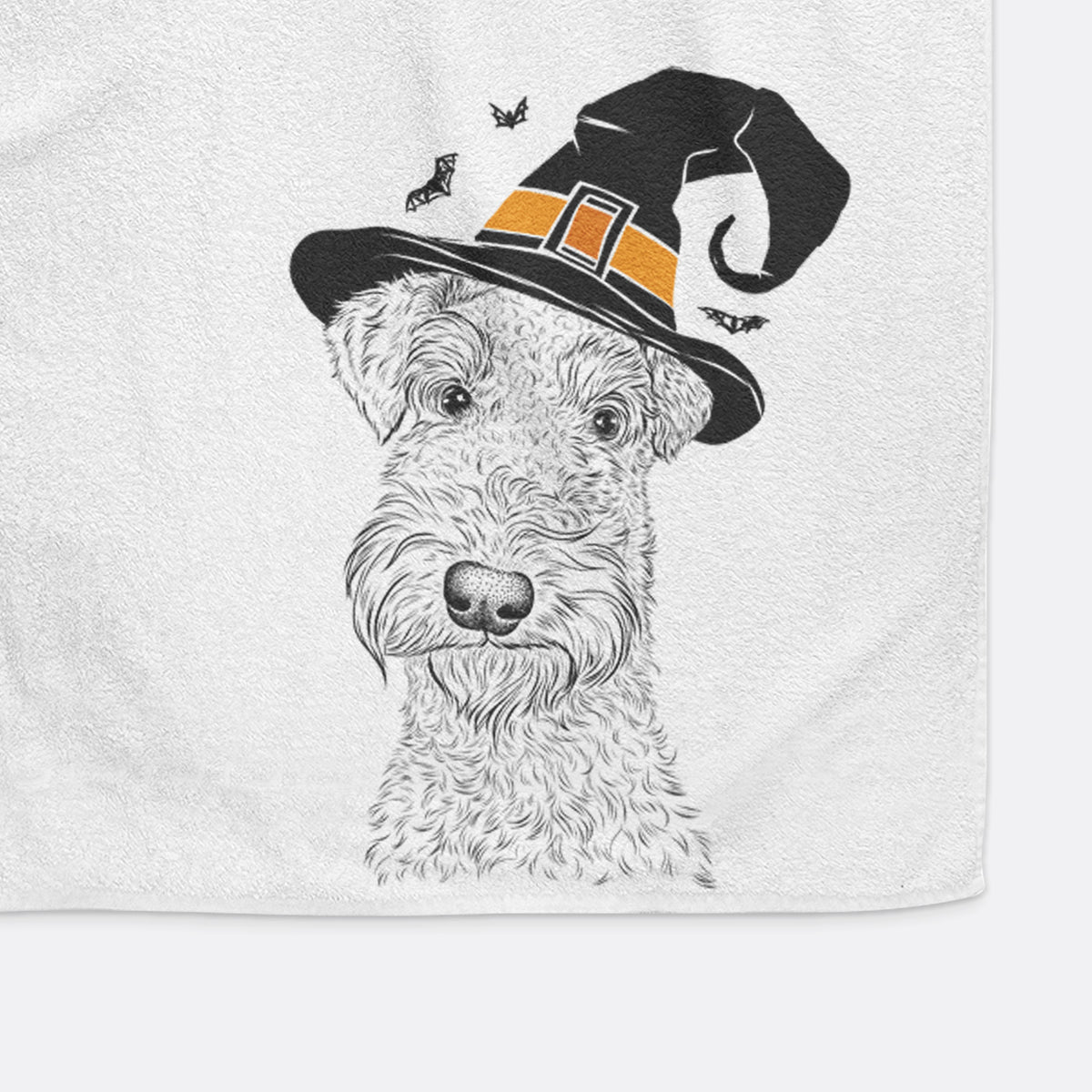 Roc Haven Maggie May the Airedale Terrier Decorative Hand Towel