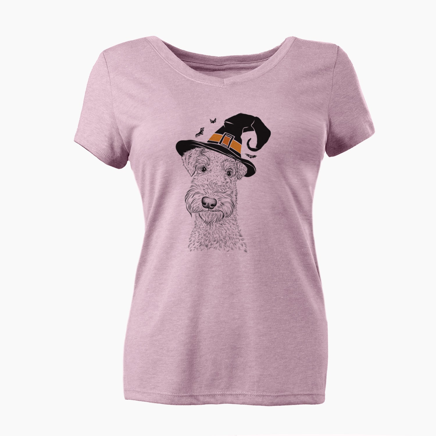 Witch Roc Haven Maggie May the Airedale Terrier - Women's Perfect V-neck Shirt