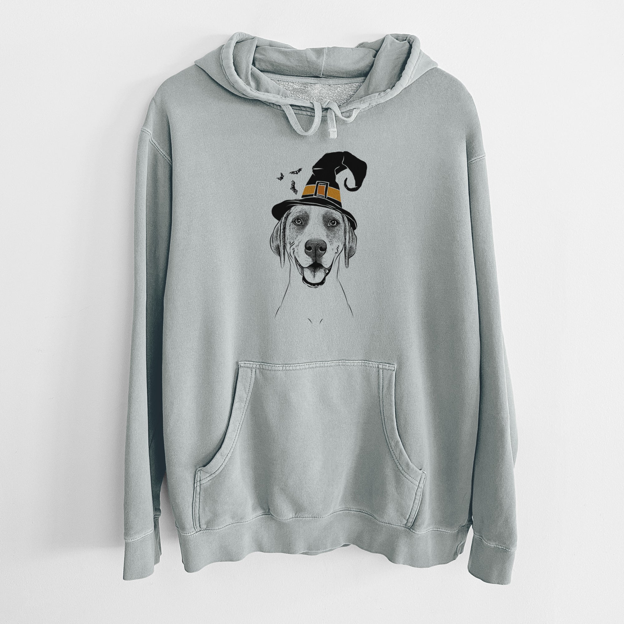 Witch Maggie the Treeing Walker Coonhound - Unisex Pigment Dyed Hoodie