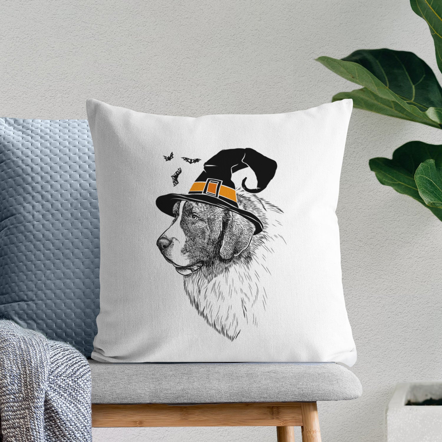 Magnus the Pyrenean Mastiff - Throw Pillow Cover