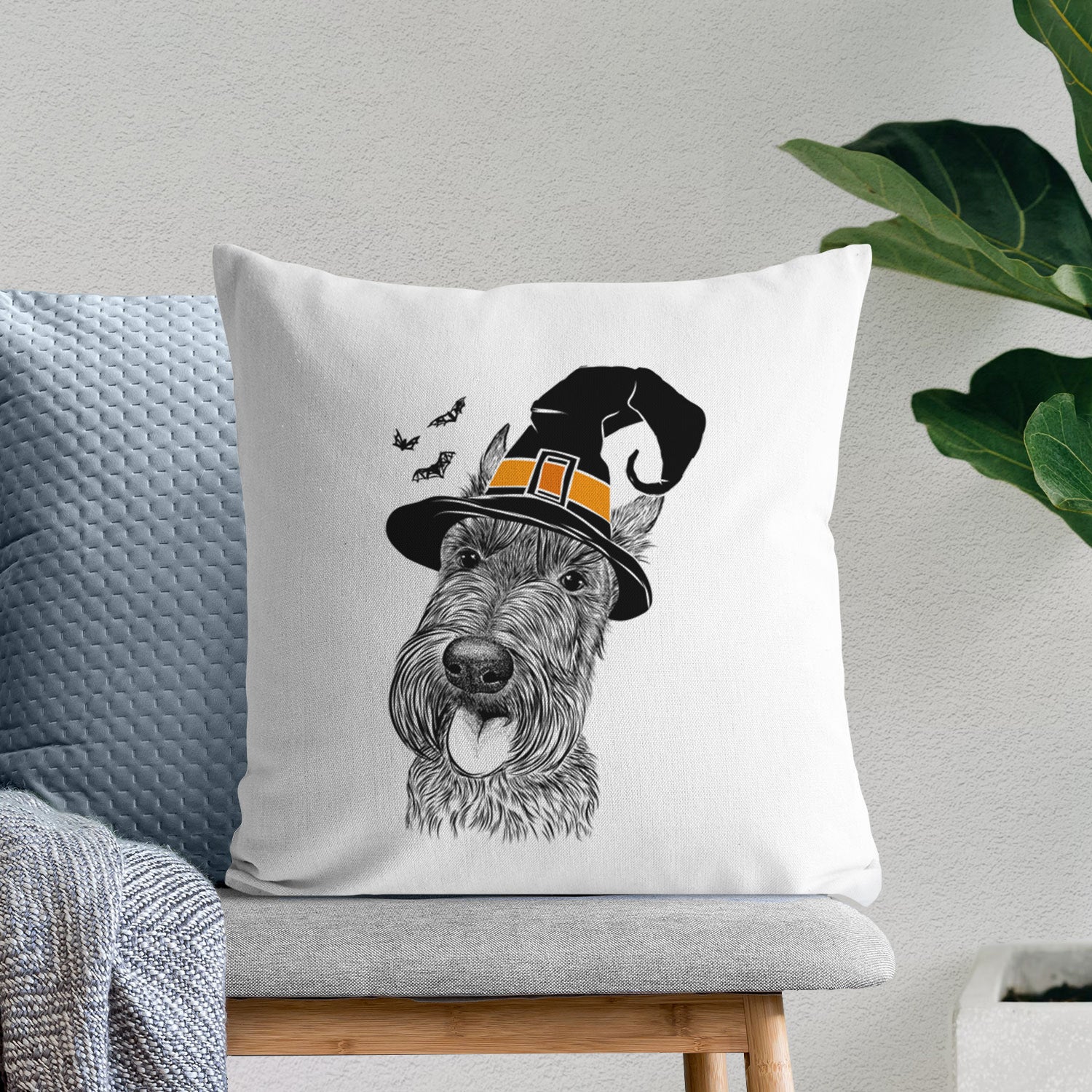 Magnus the Scottish Terrier - Throw Pillow Cover