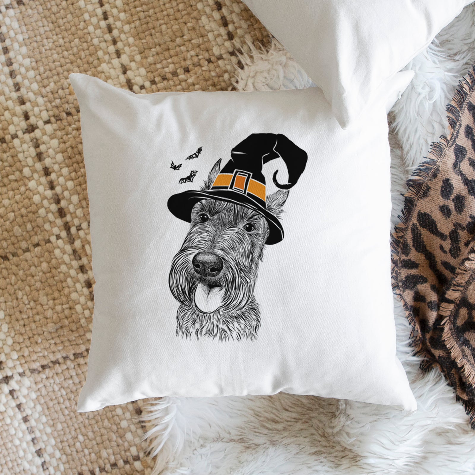 Magnus the Scottish Terrier - Throw Pillow Cover