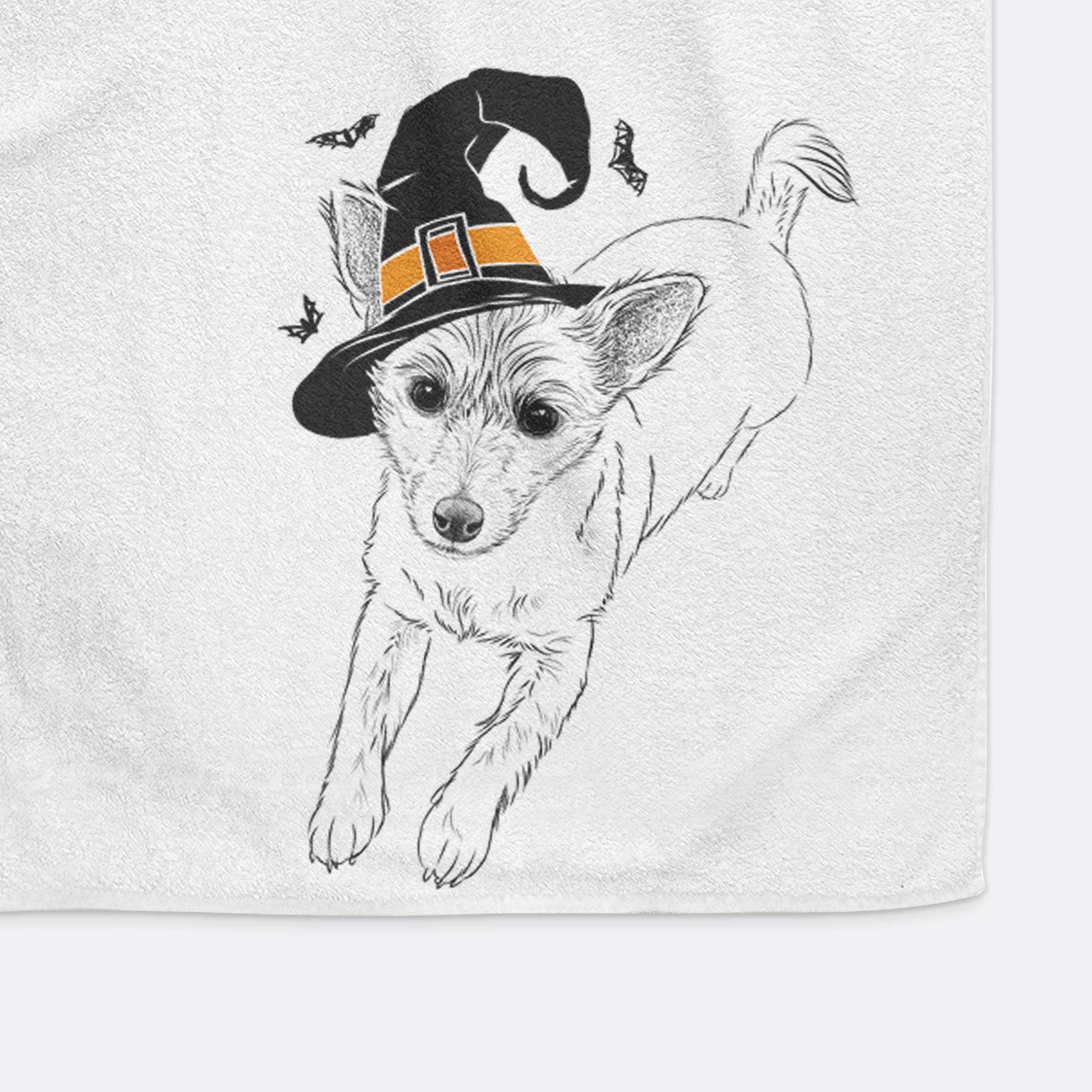 Maisie the Terrier Mix Premium Hand Towel