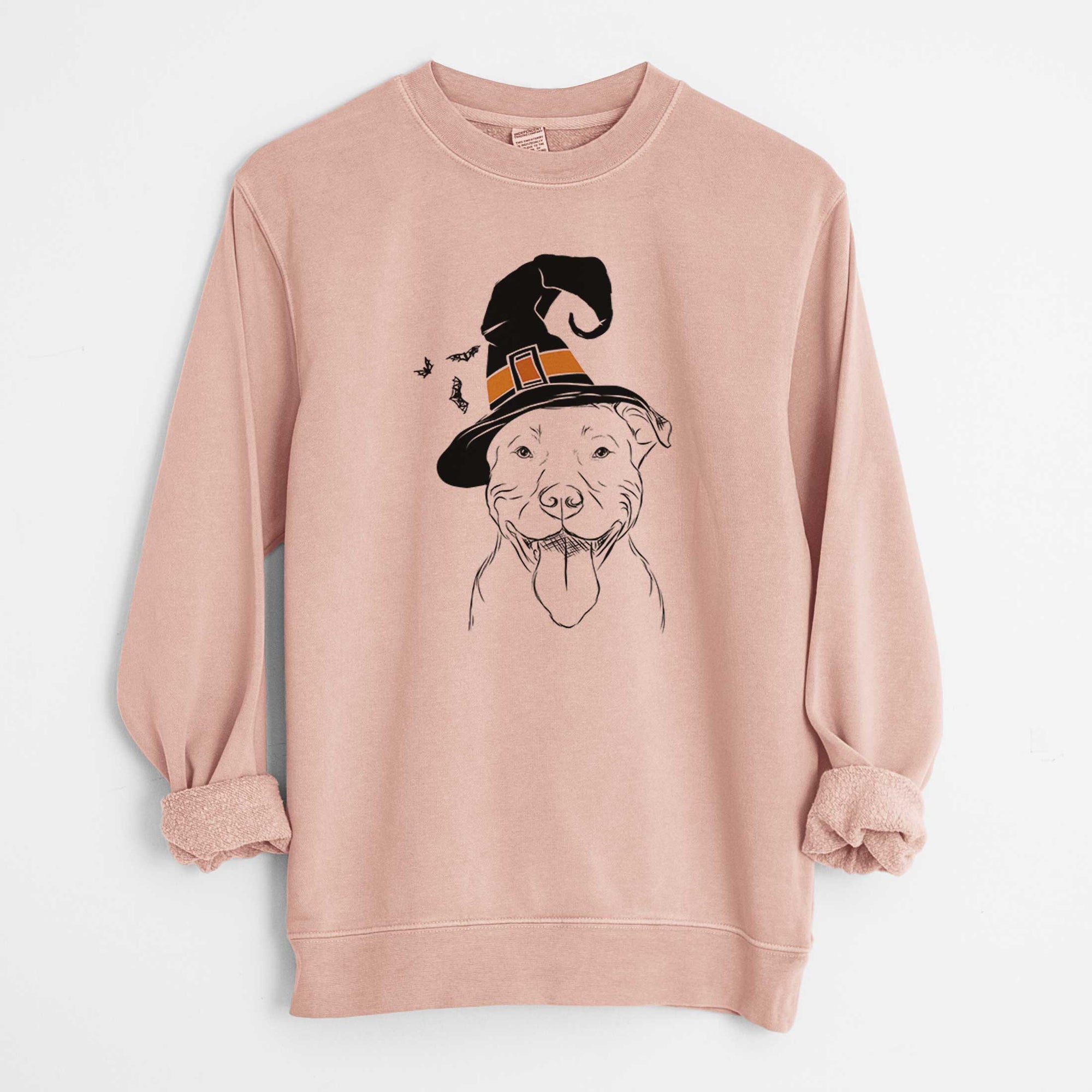 Witch Major the Pitbull - Unisex Pigment Dyed Crew Sweatshirt