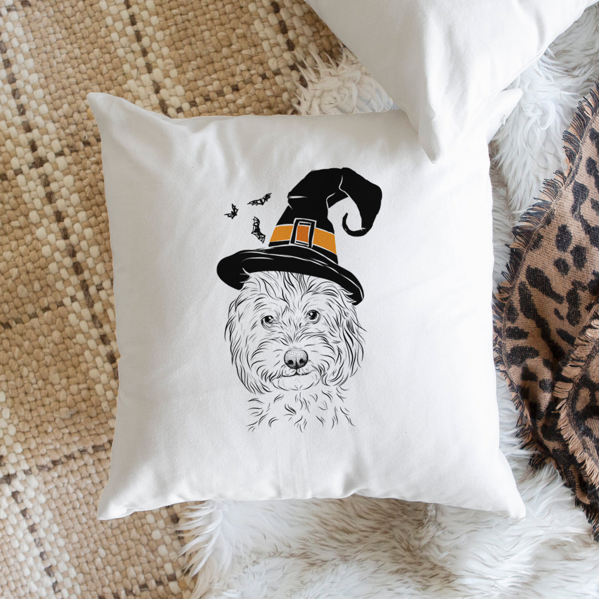 Mason the Cavapoo - Throw Pillow Cover