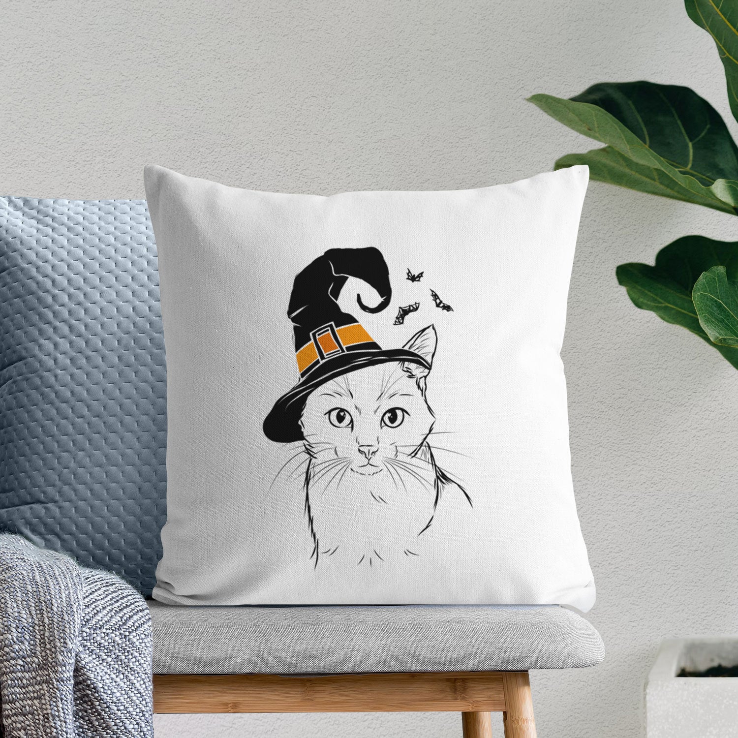 Maverick the Cat - Throw Pillow Cover
