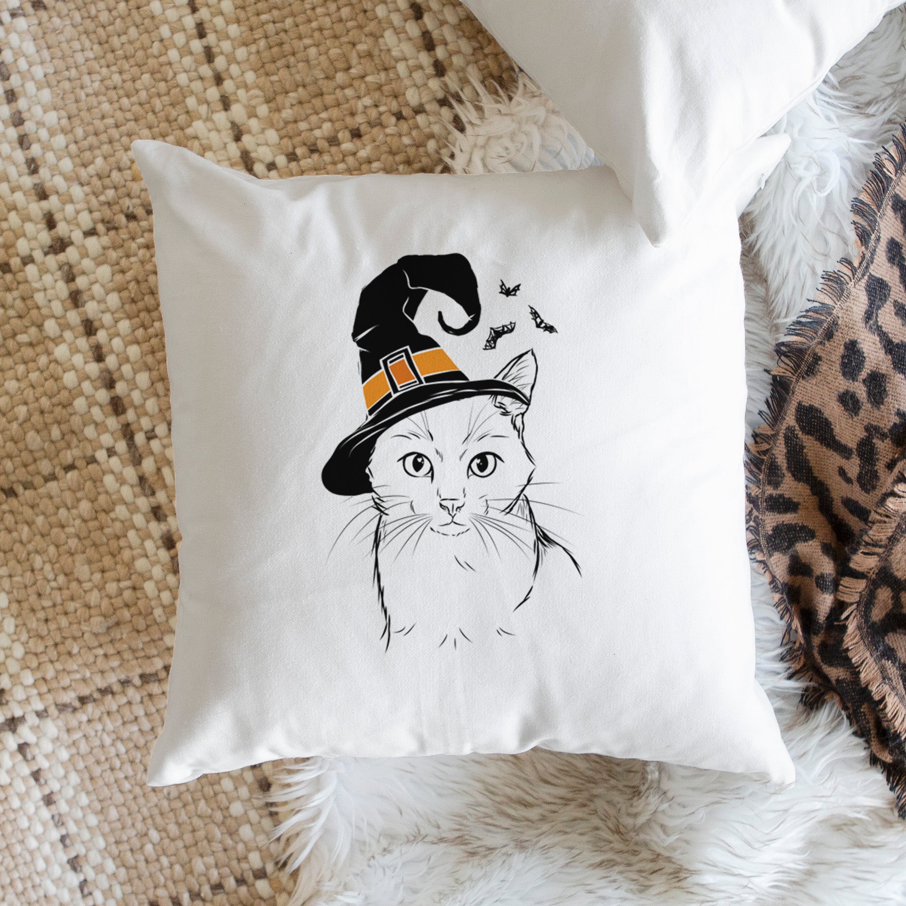 Maverick the Cat - Throw Pillow Cover