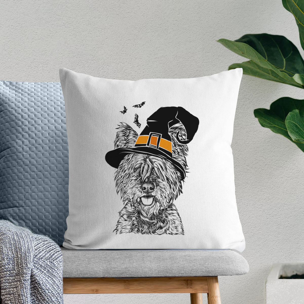 McDuff the Cairn Terrier - Throw Pillow Cover