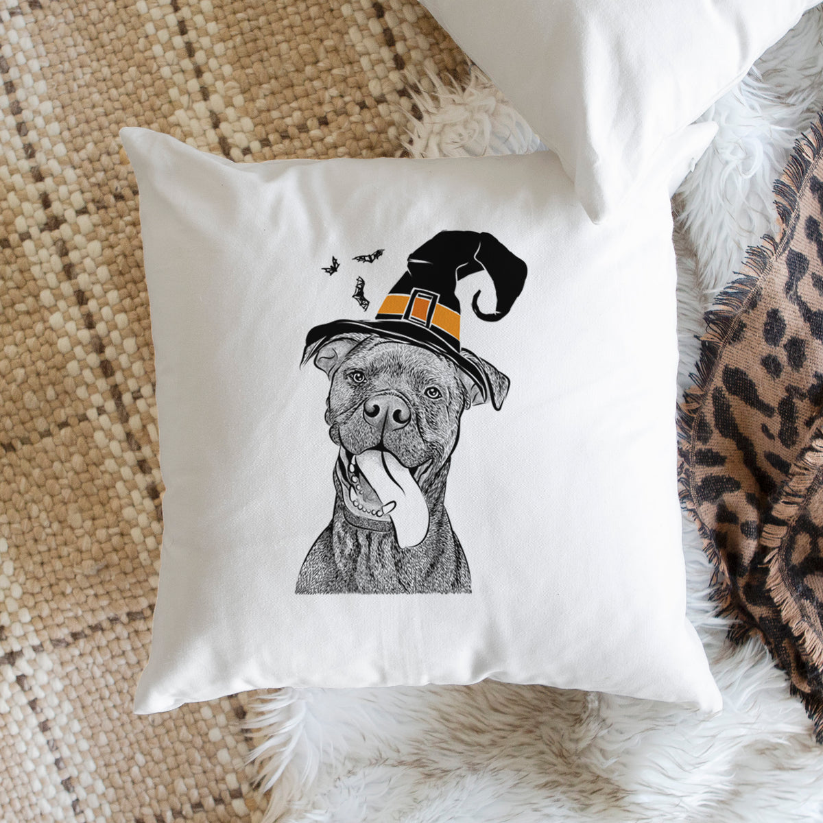 Mikey the Boxador - Throw Pillow Cover