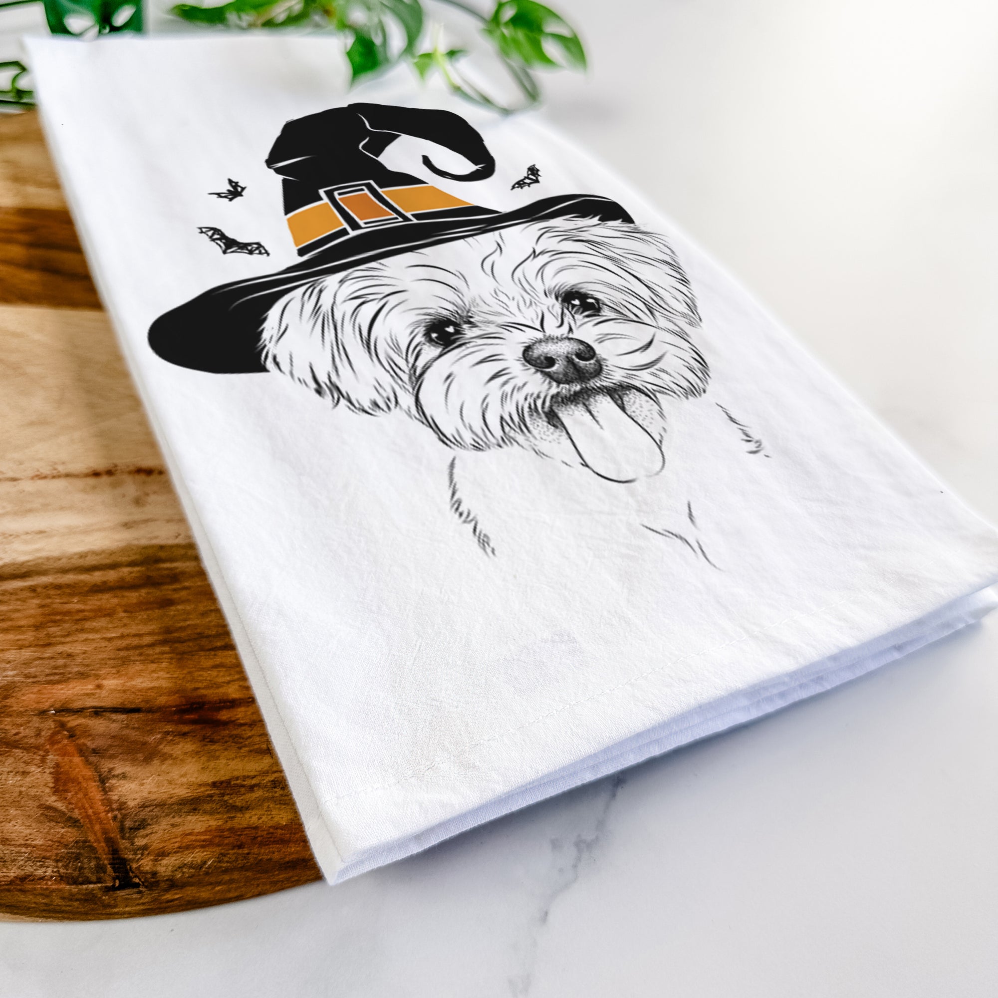 Mochi the Maltese Tea Towel