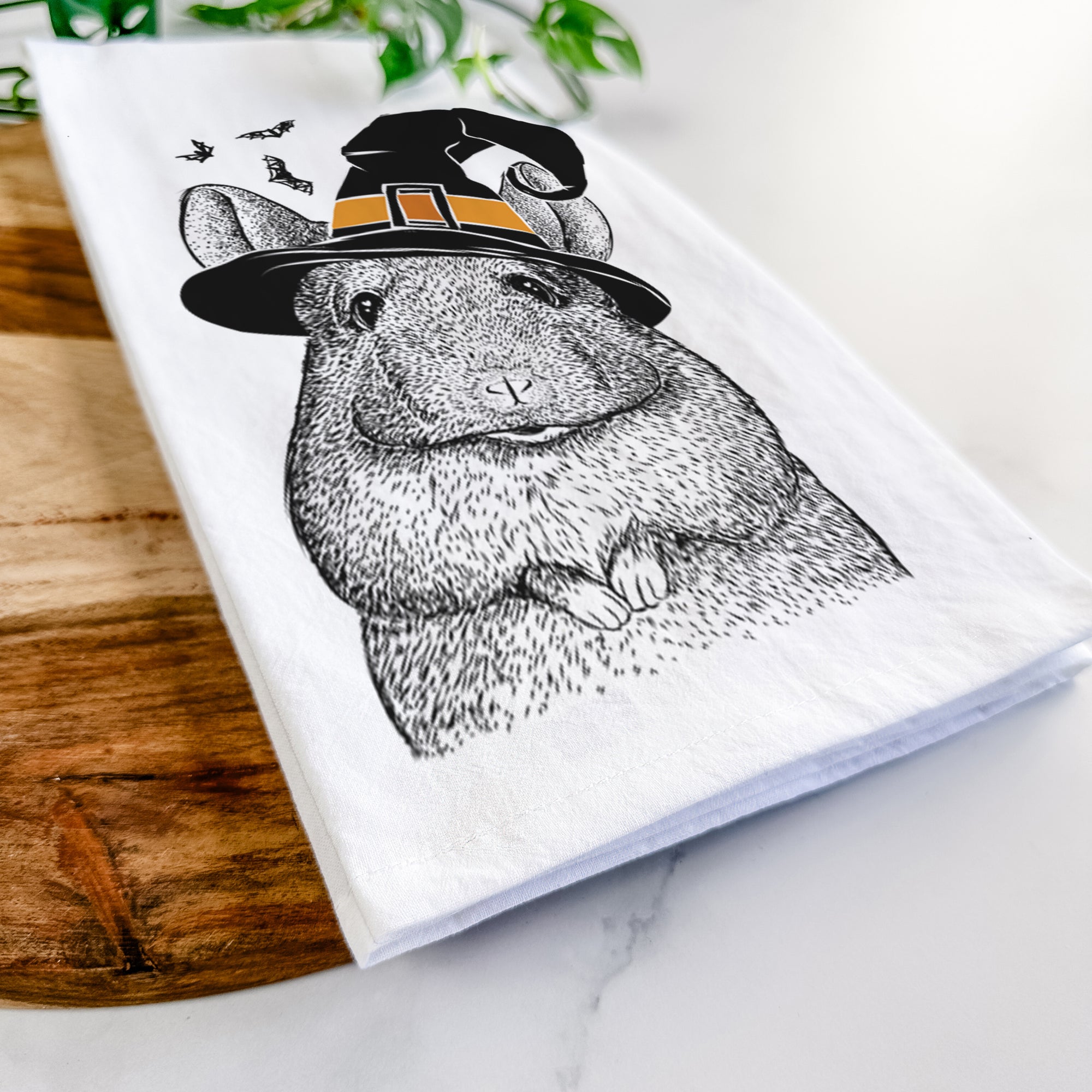 Mojo the Chinchilla Tea Towel