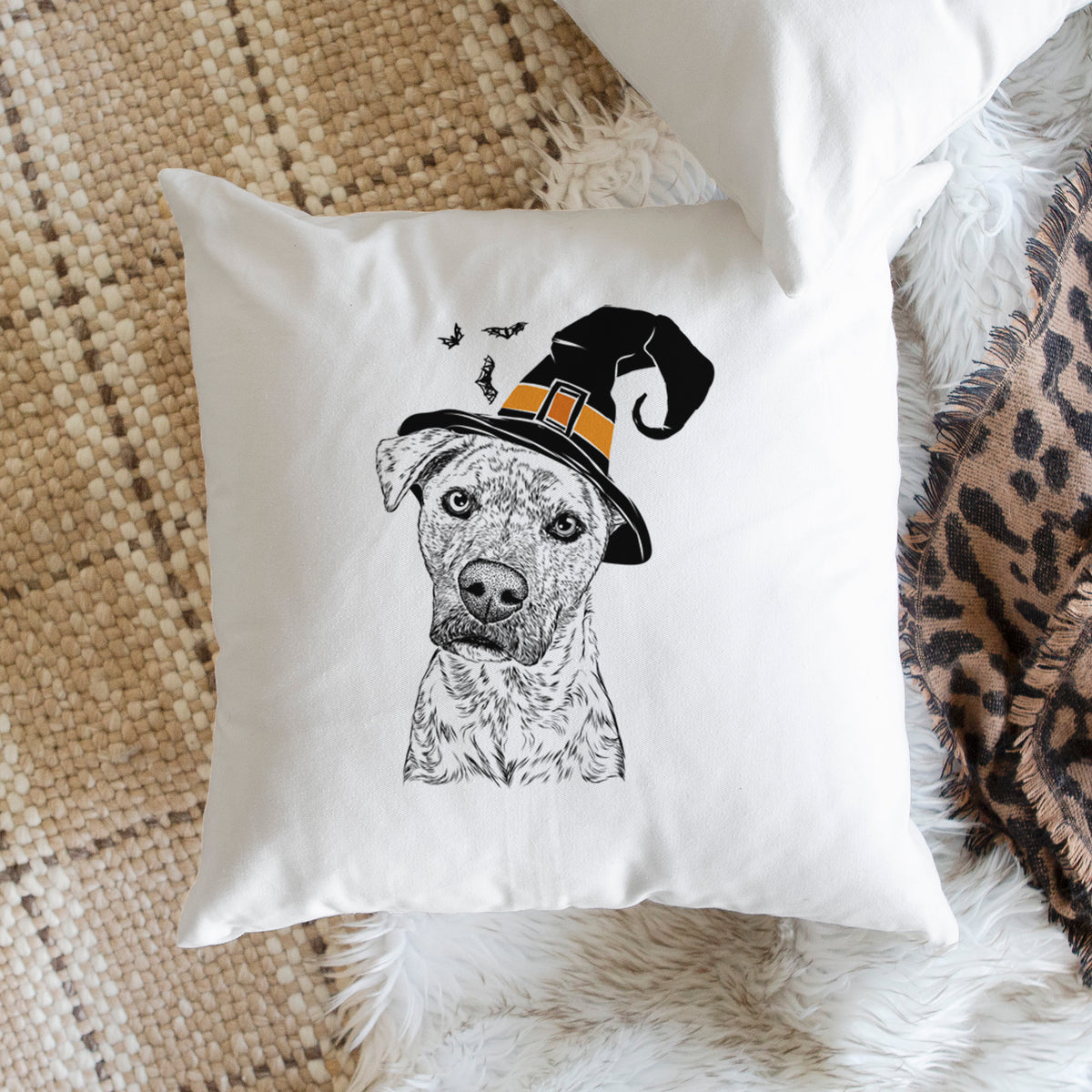 Monster Baby the Pitbull Mix - Throw Pillow Cover