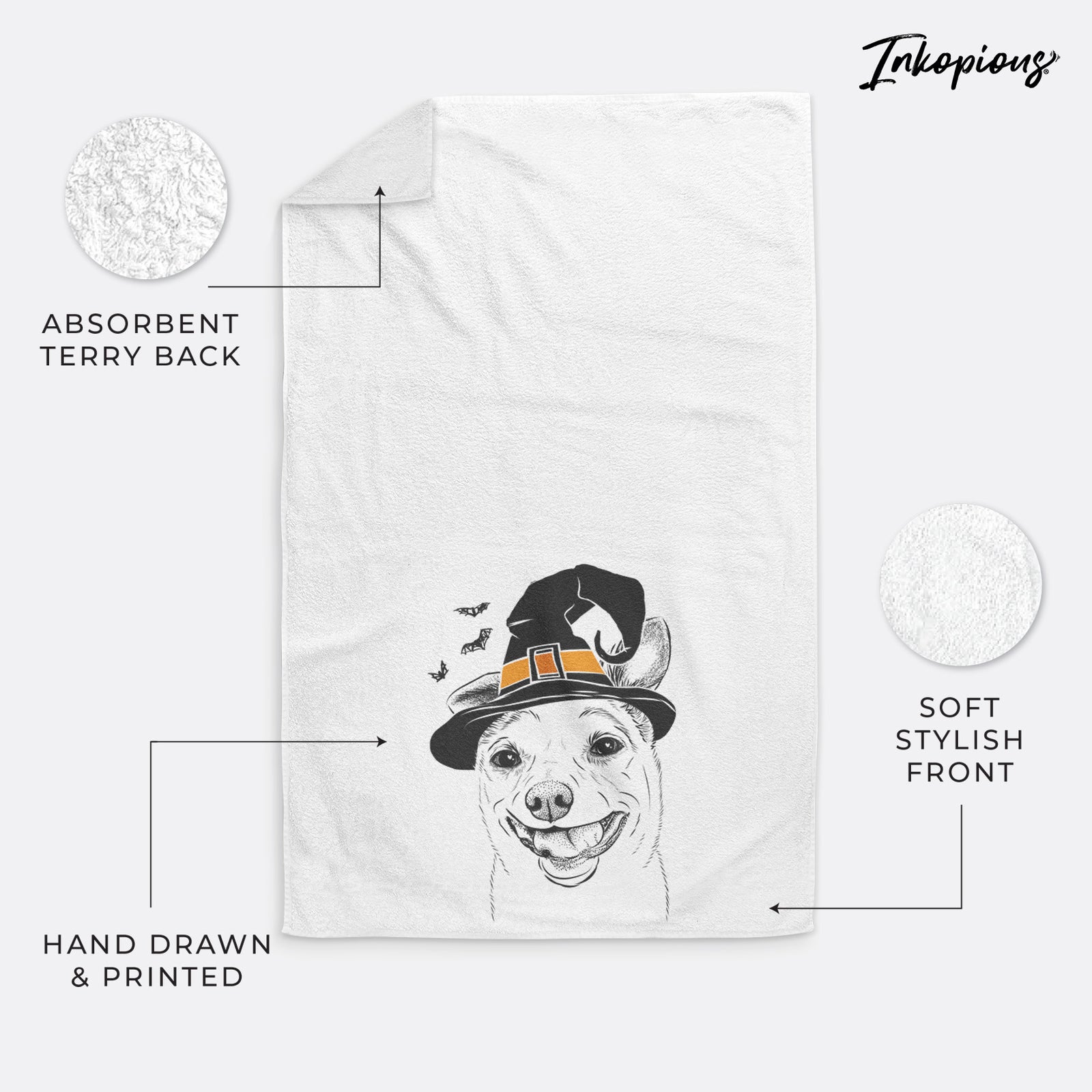 Mortimer the Mixed Breed Premium Hand Towel