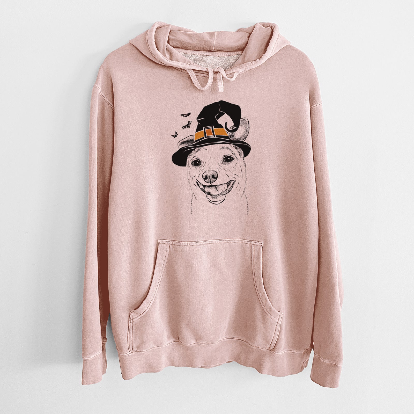 Witch Mortimer the Mixed Breed - Unisex Pigment Dyed Hoodie