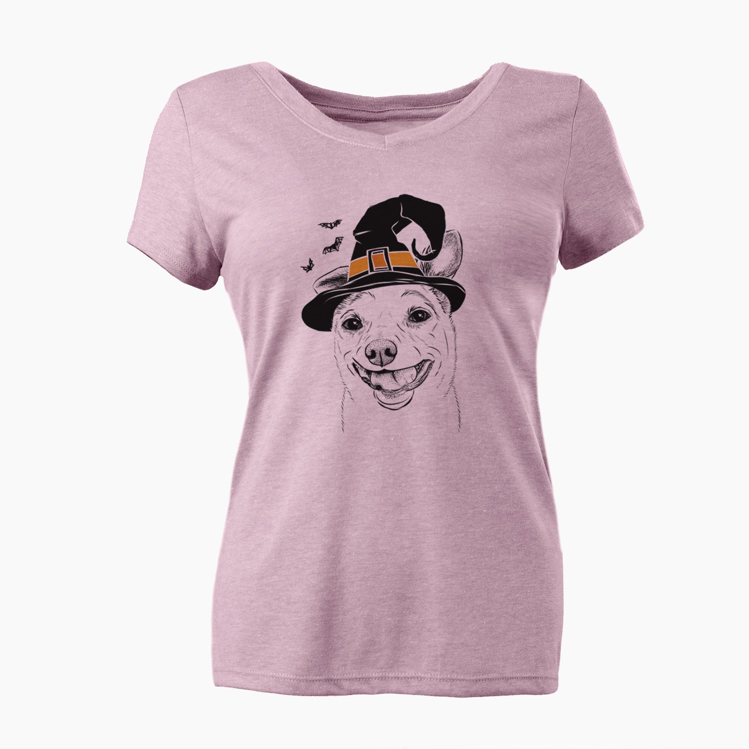 Witch Mortimer the Mixed Breed - Women's Perfect V-neck Shirt