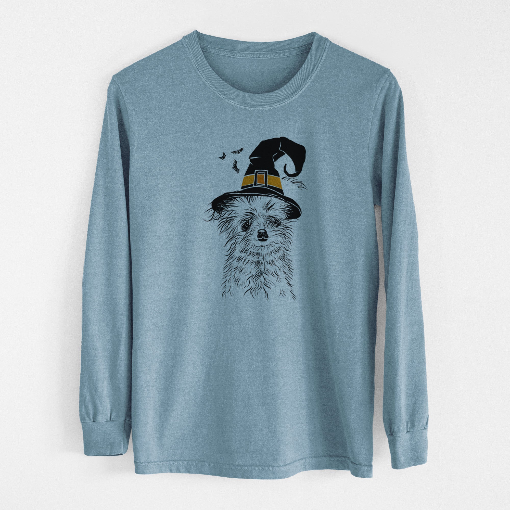 Witch Mr. Gucci Poochi the Maltese - Men's Heavyweight 100% Cotton Long Sleeve