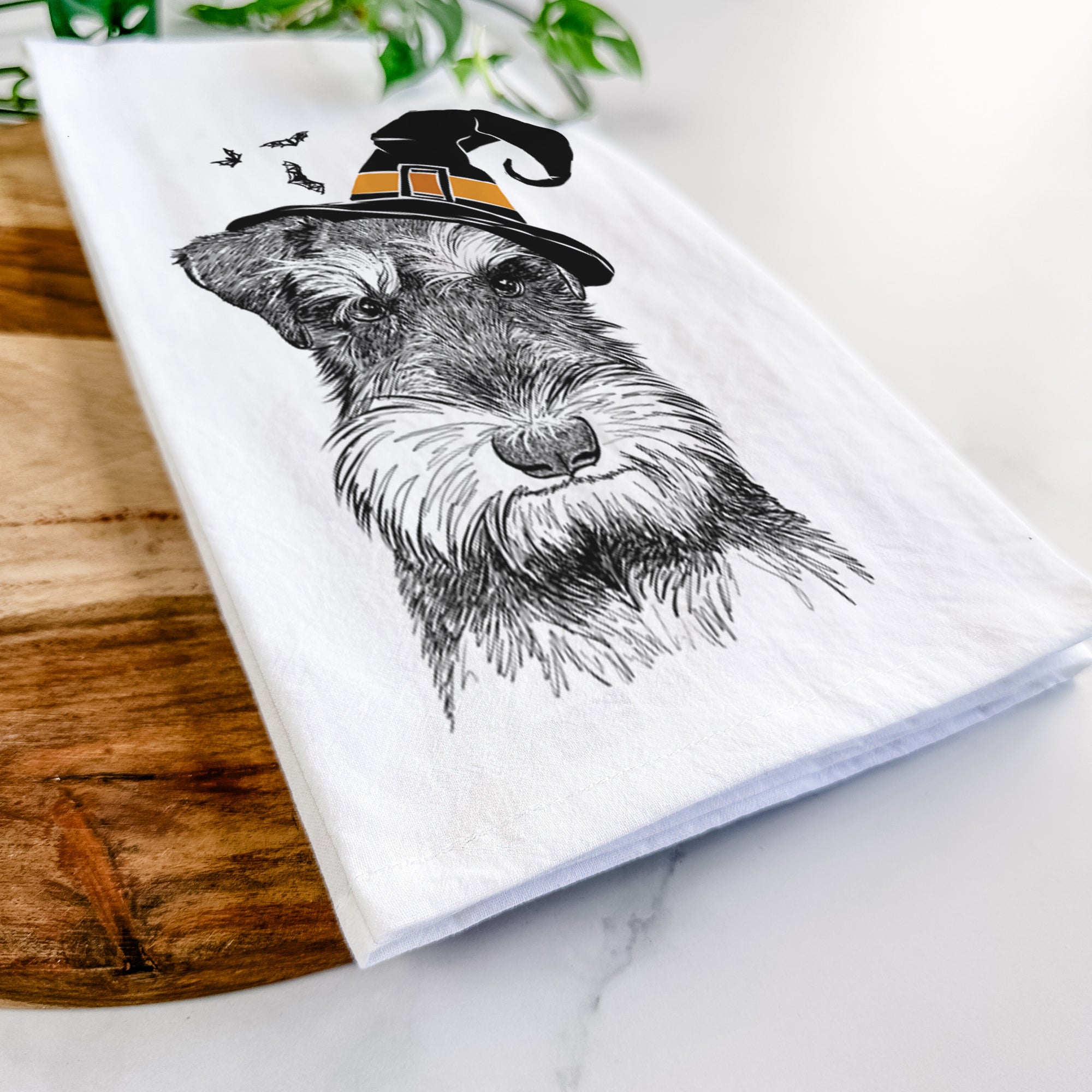 Murphy the Mini Schnauzer Tea Towel