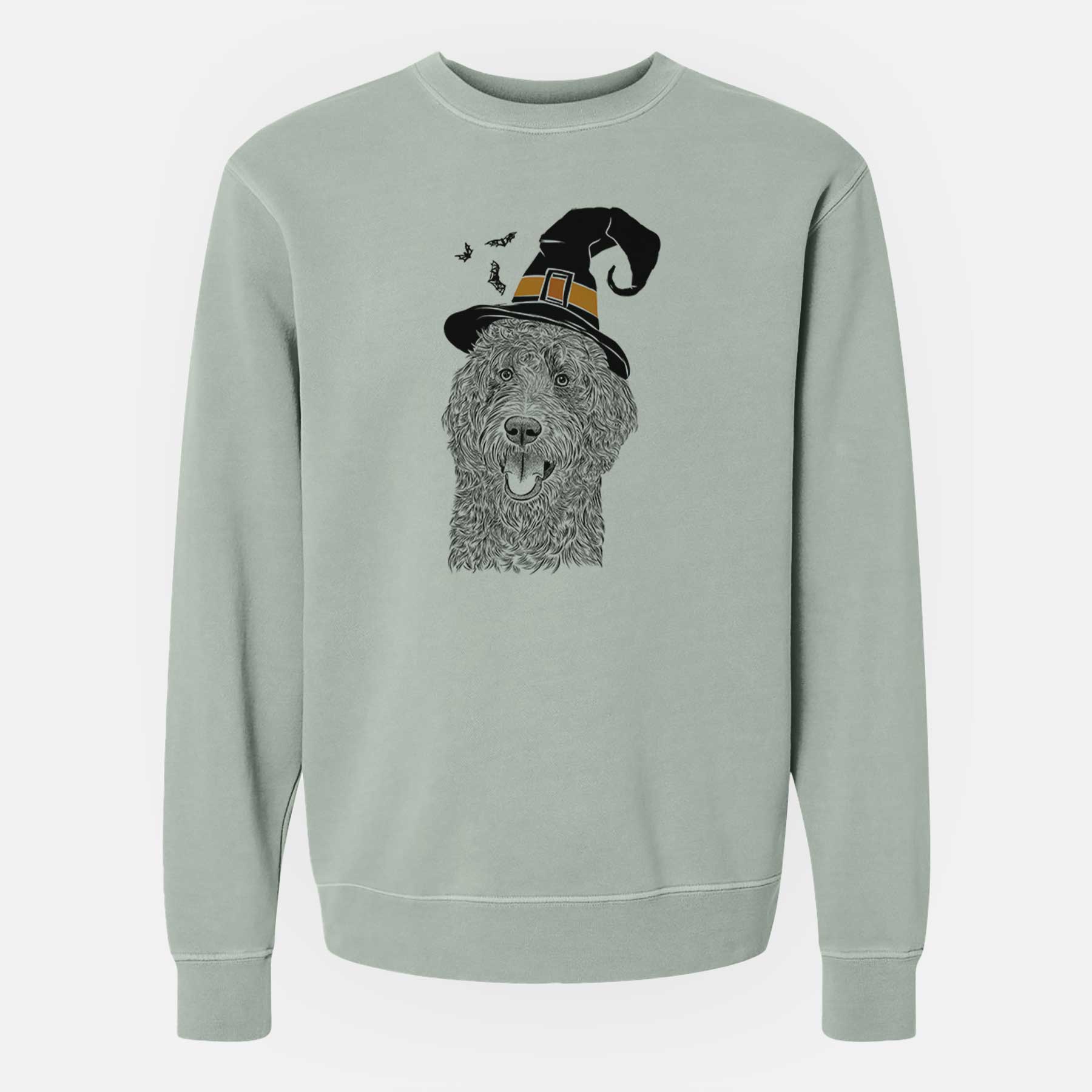 Witch Murr Dog the Labradoodle - Unisex Pigment Dyed Crew Sweatshirt