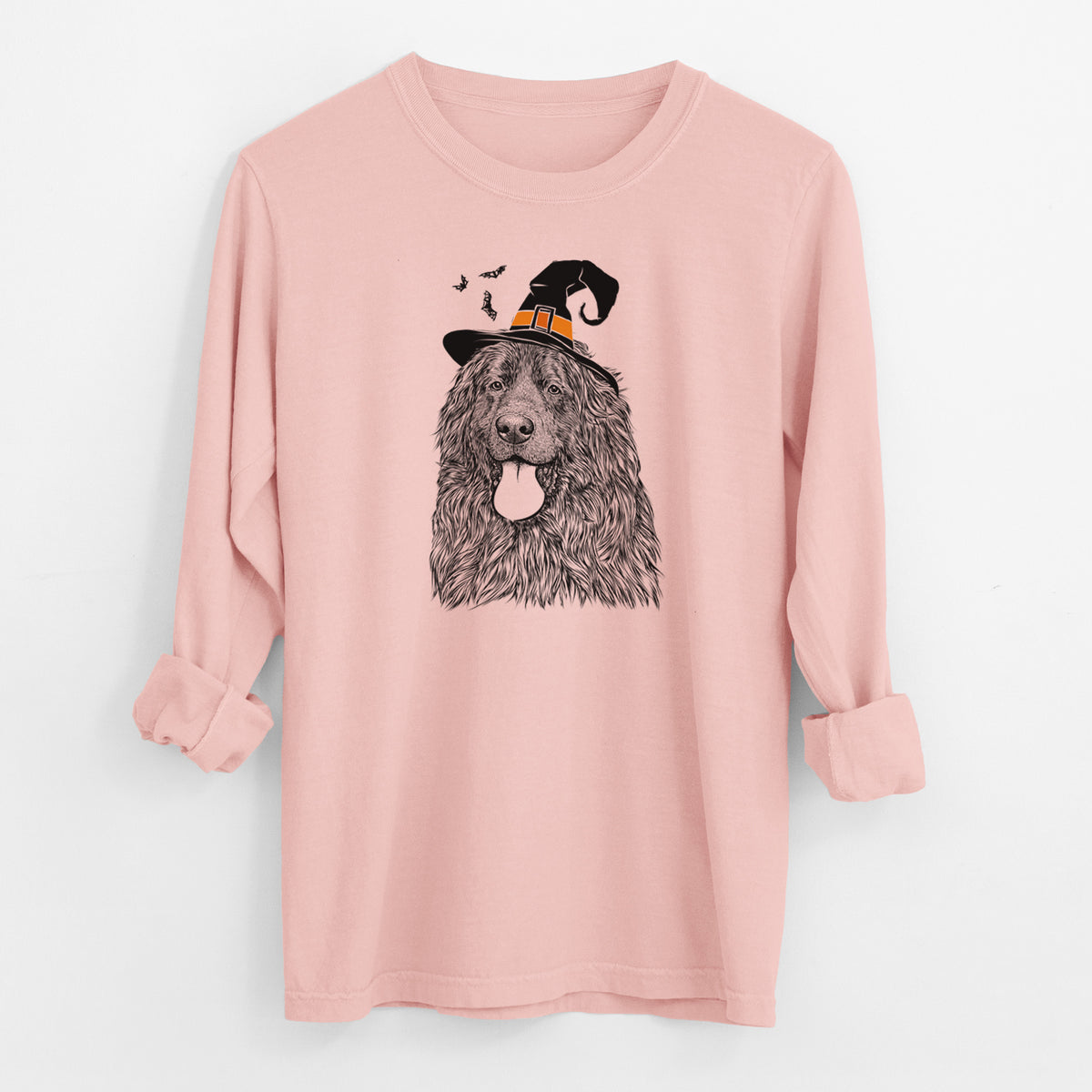 Witch Neptune the Newfoundland - Men's Heavyweight 100% Cotton Long Sleeve