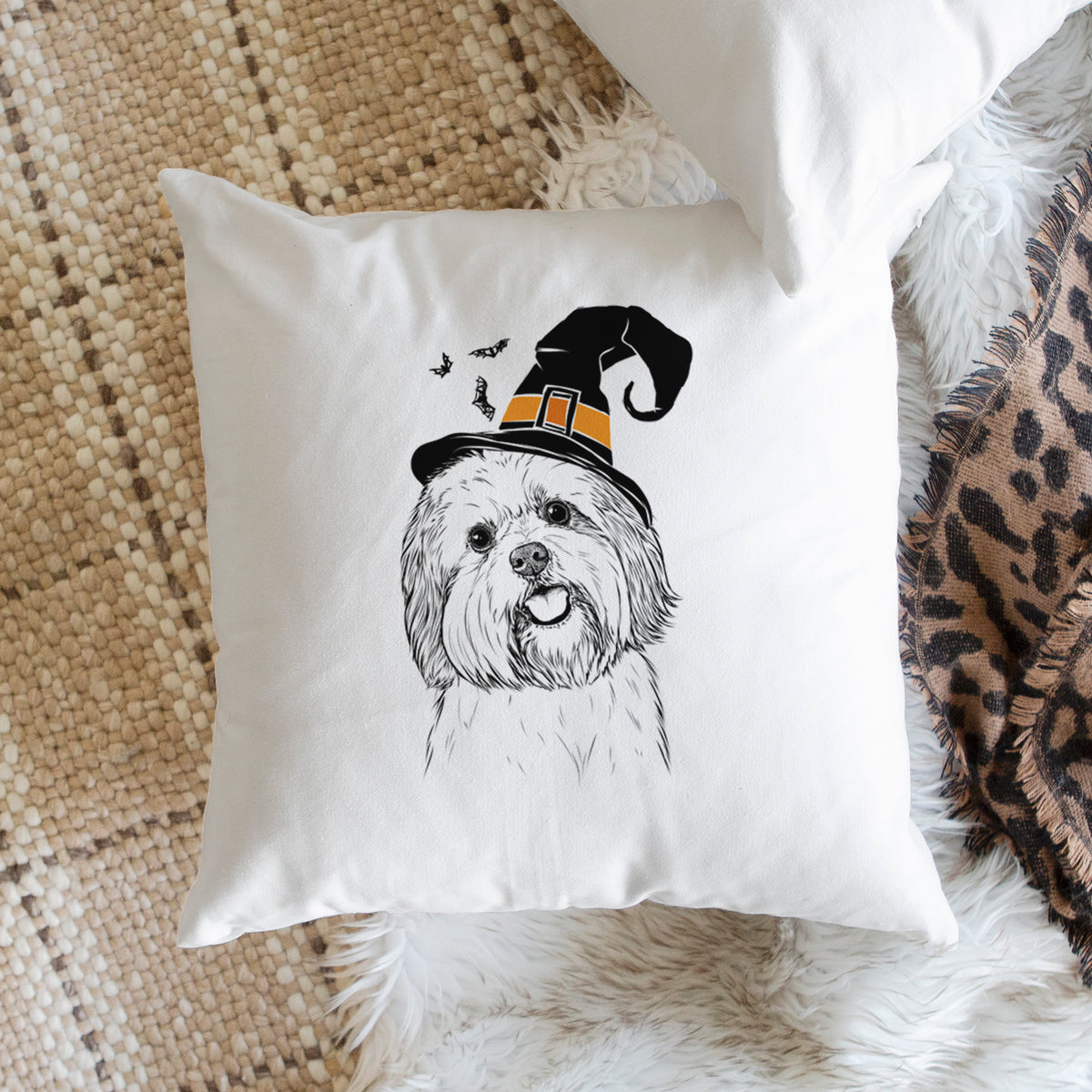 Nikka the Lowchen - Throw Pillow Cover