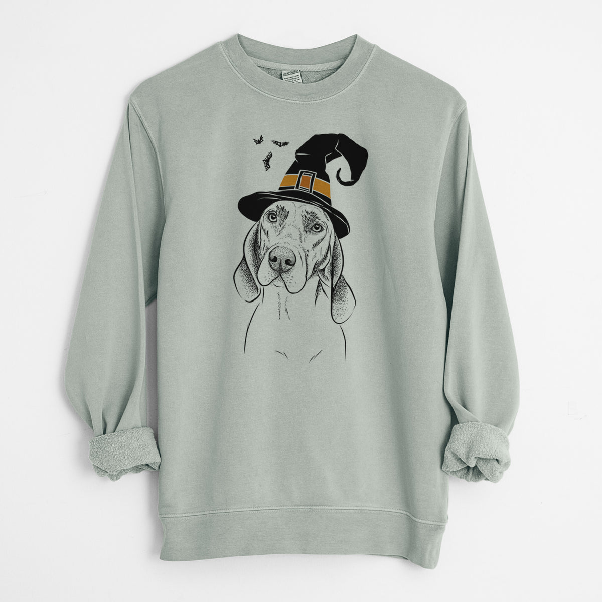 Witch Norman the Plott Hound - Unisex Pigment Dyed Crew Sweatshirt