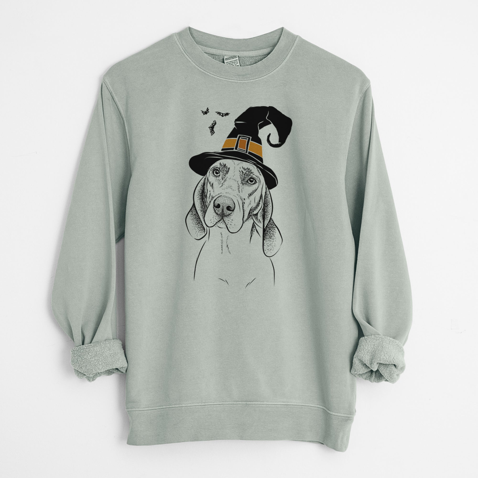 Witch Norman the Plott Hound - Unisex Pigment Dyed Crew Sweatshirt