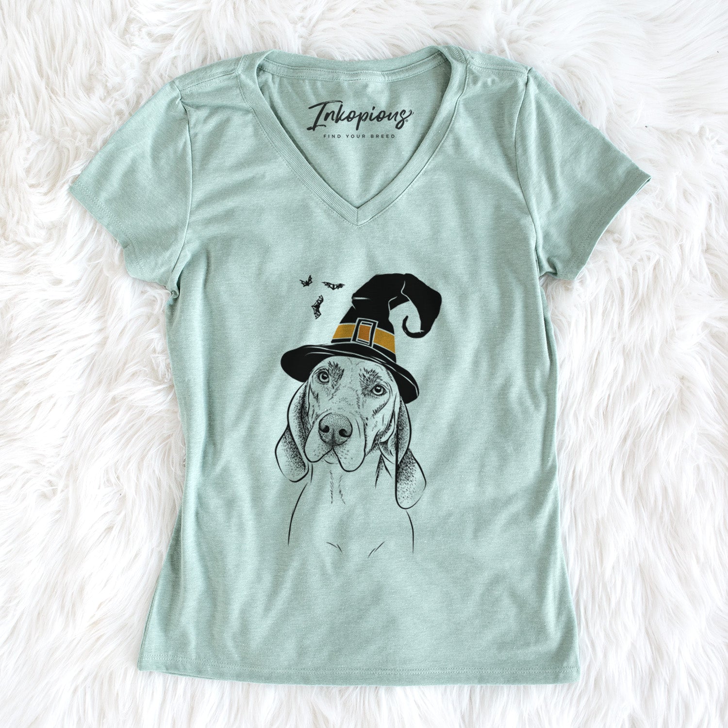 Witch Norman the Plott Hound - Women's Perfect V-neck Shirt