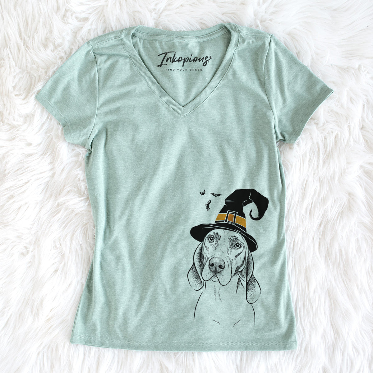 Witch Norman the Plott Hound - Women&#39;s Perfect V-neck Shirt