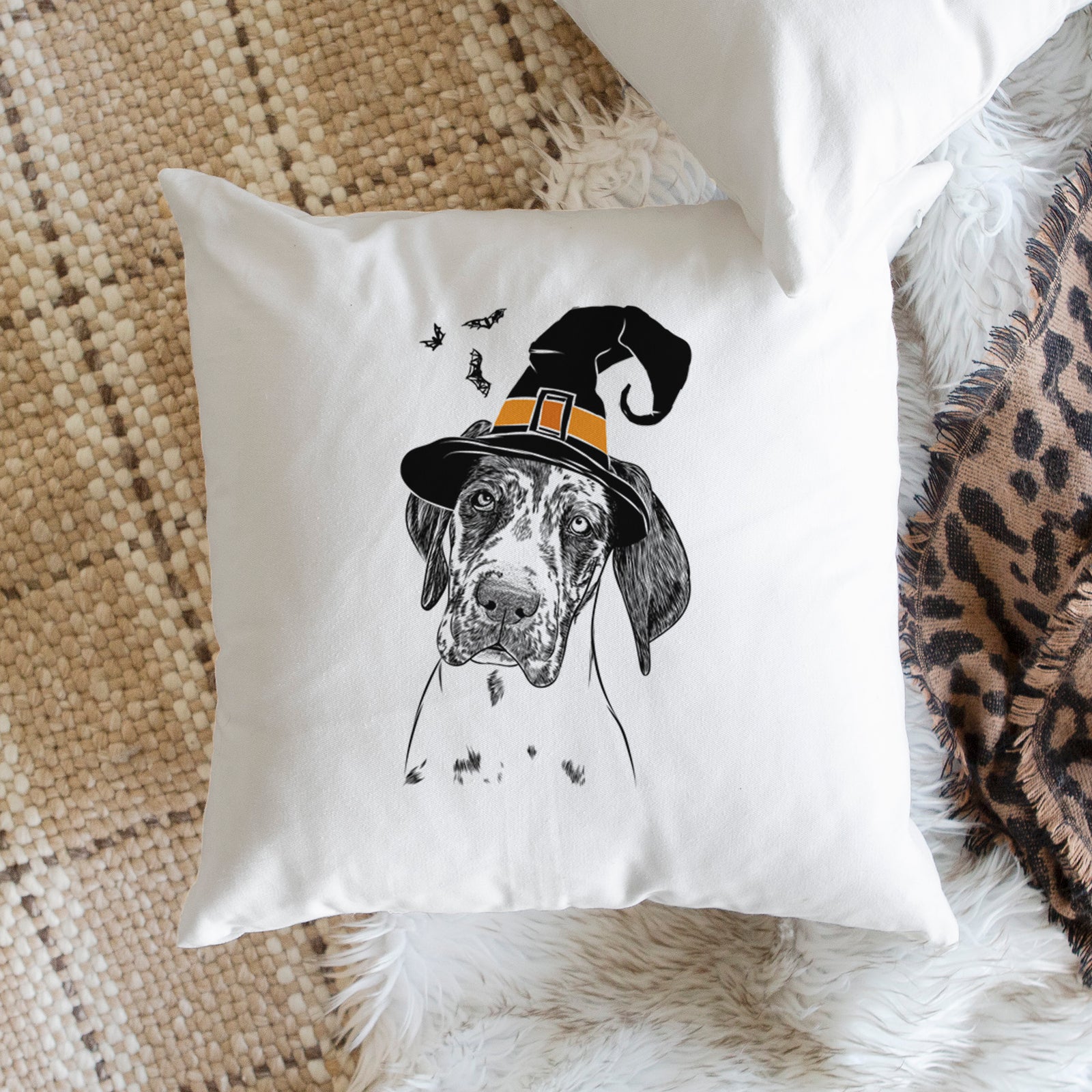 Nyx the Great Dane - Throw Pillow Cover