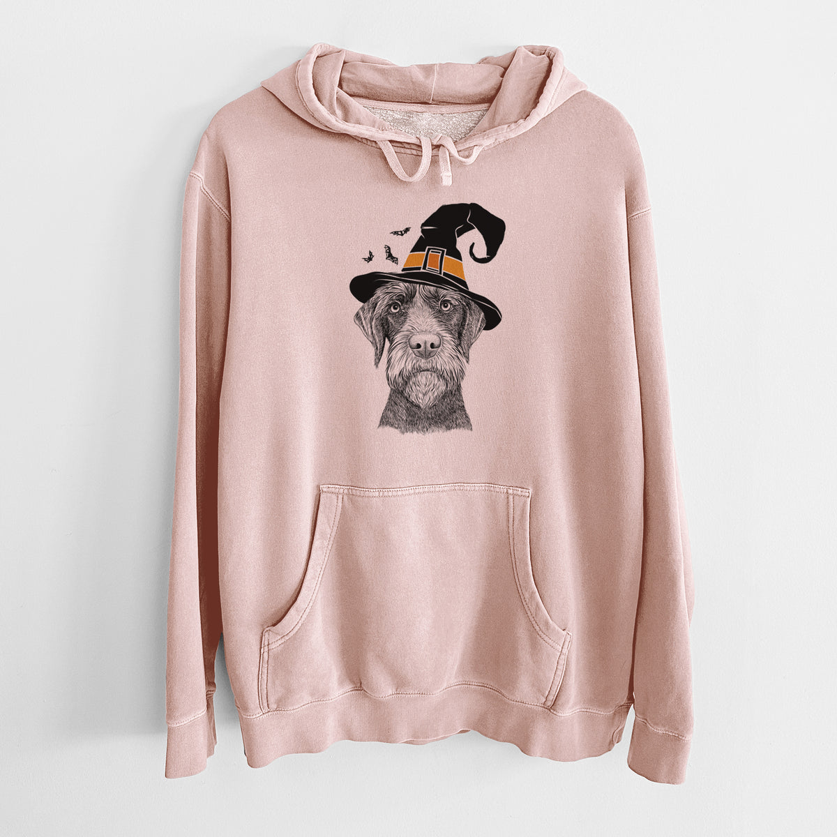 Witch Oakley the Pudelpointer - Unisex Pigment Dyed Hoodie