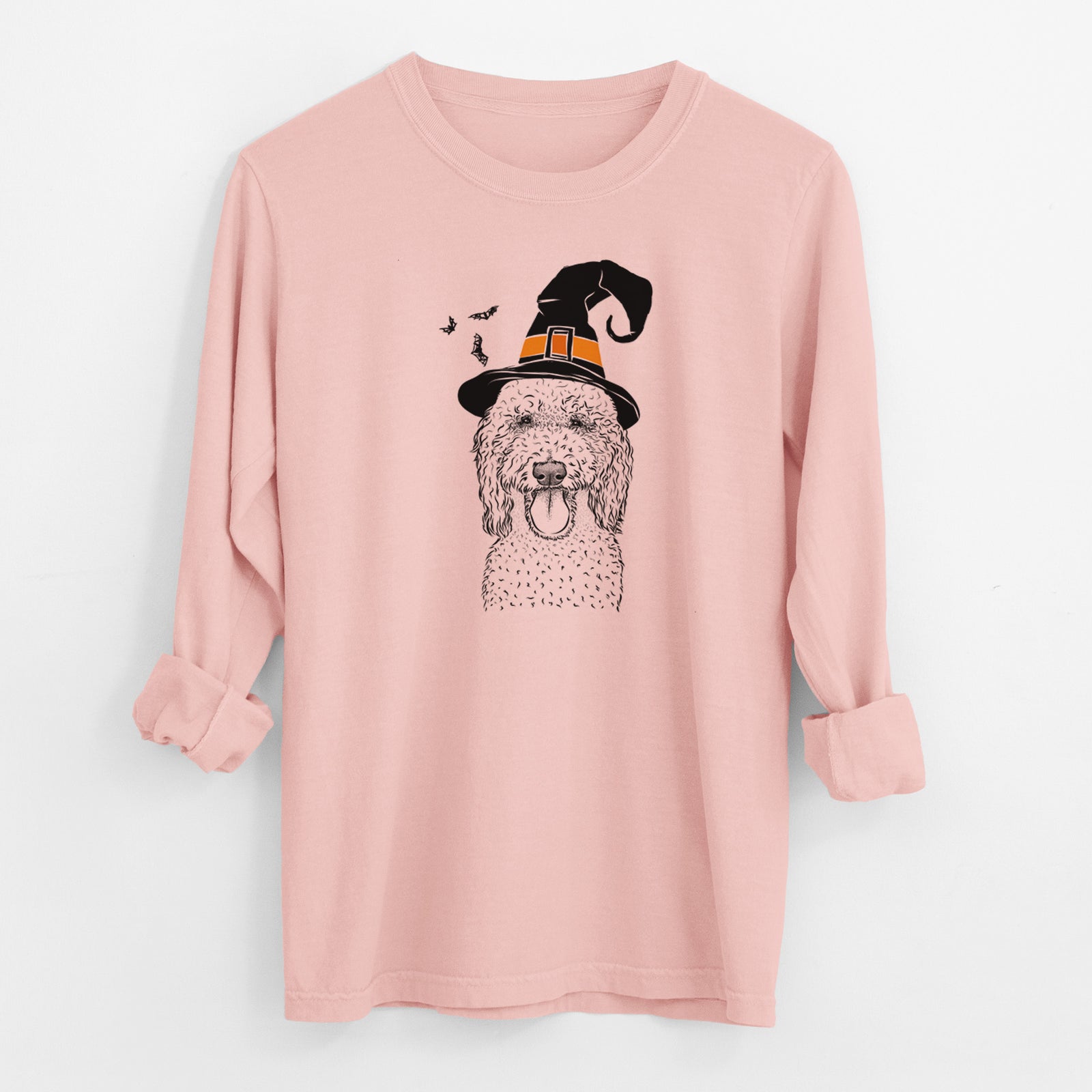 Witch Pavlov the Goldendoodle - Men's Heavyweight 100% Cotton Long Sleeve