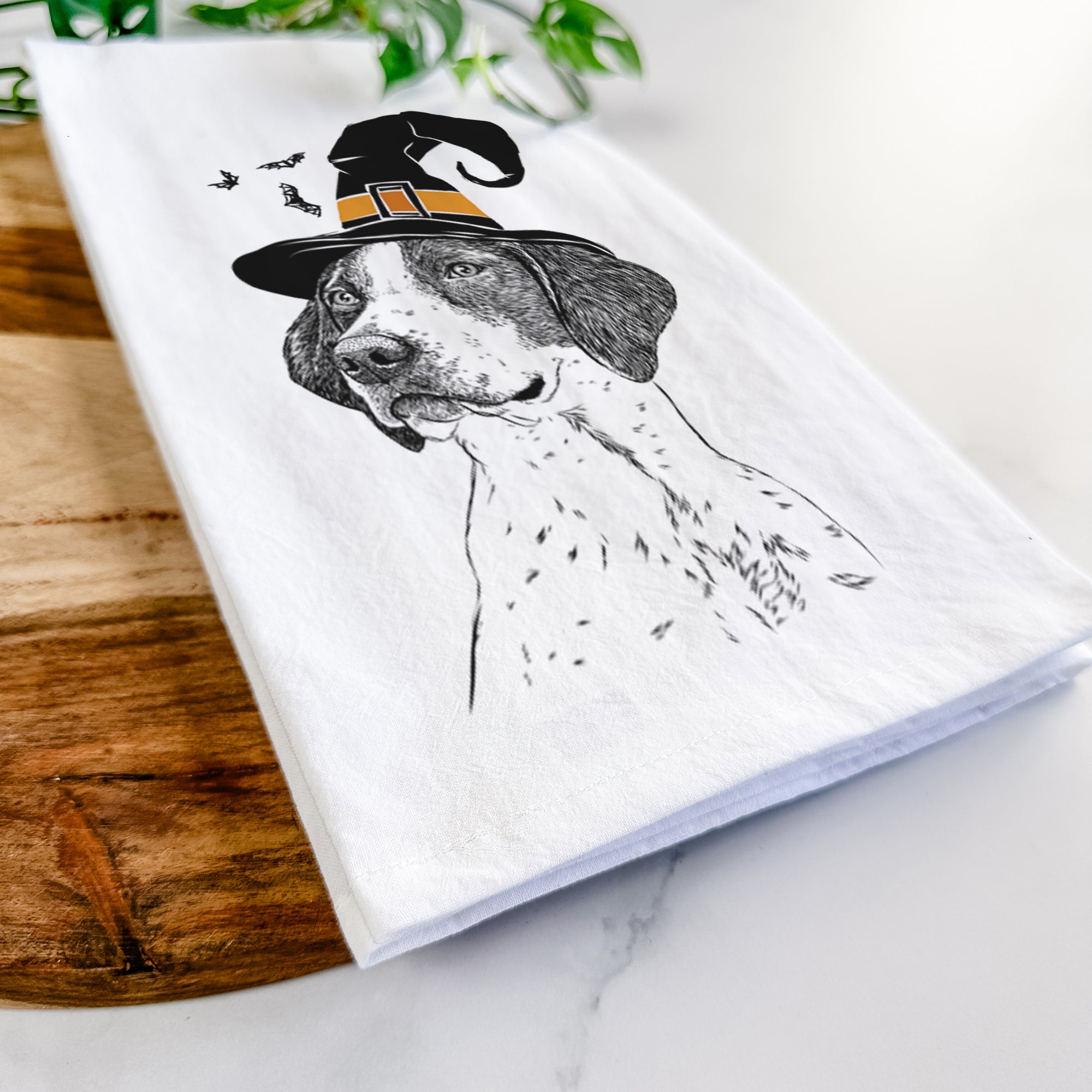 Payton the Mixed Breed Tea Towel