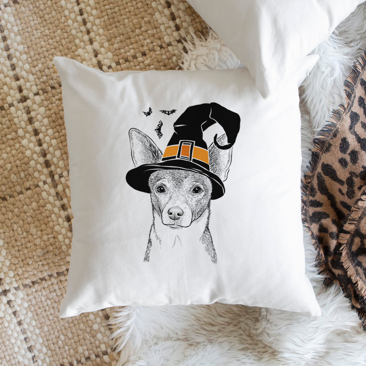 Peanut the Chihuahua - Throw Pillow Cover